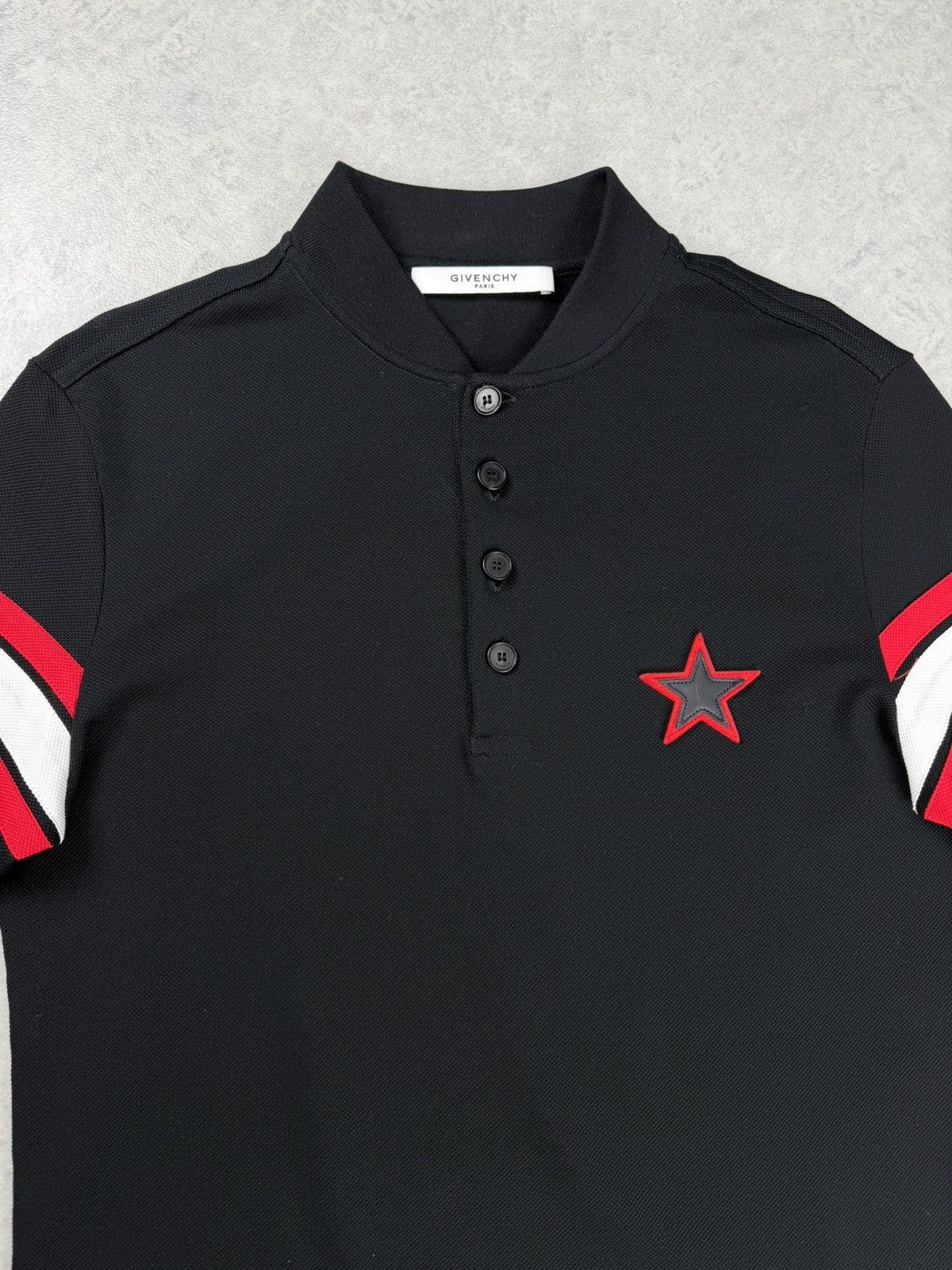 Givenchy Givenchy Paris Star Patch Polo Black Size S Size US S / EU 44-46 / 1 - 2 Thumbnail