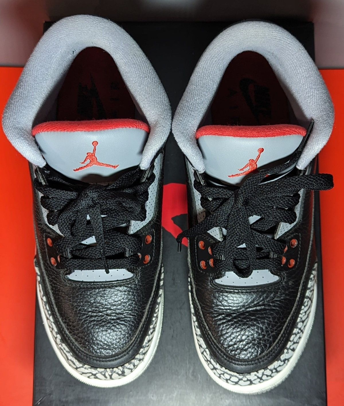 Jordan Brand Size 6.5Y - Jordan 3 Retro Black Cement (GS) Size US 6.5 / EU 39-40 - 2 Thumbnail