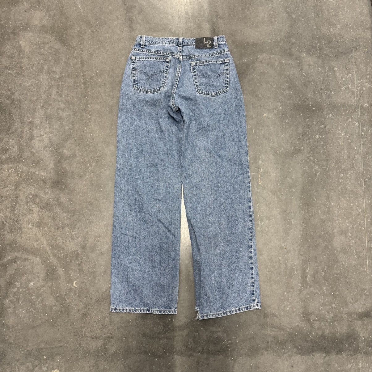 JNCO × Levi's × Vintage Vintage Y2K Levi's SilverTab Baggy Jeans Skater Wide Leg Size US 29 - 2 Thumbnail