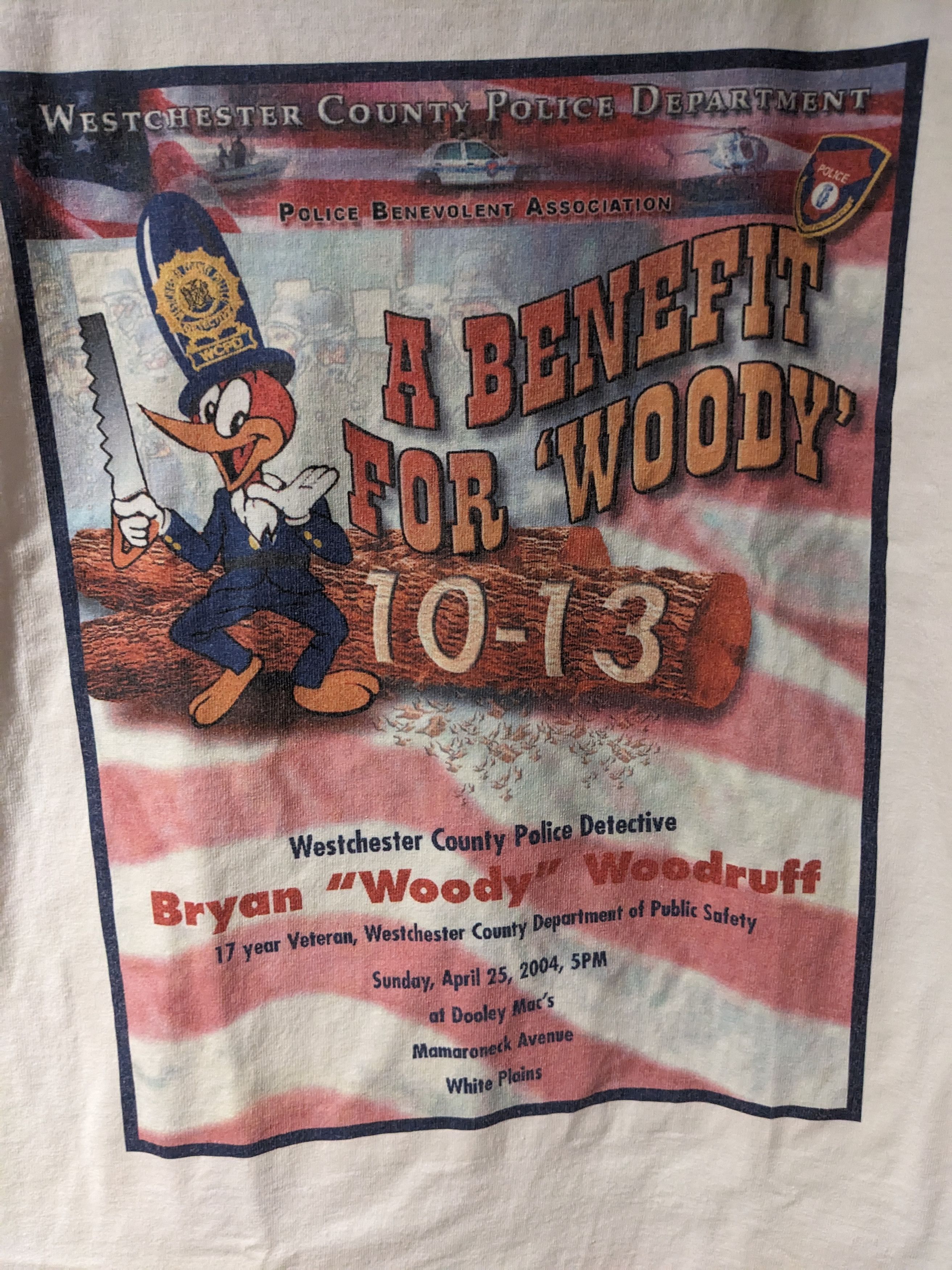 Cartoon Network × Vintage Vintage 2004 Westchester Country Police Department T-Shirt Size US L / EU 52-54 / 3 - 2 Thumbnail