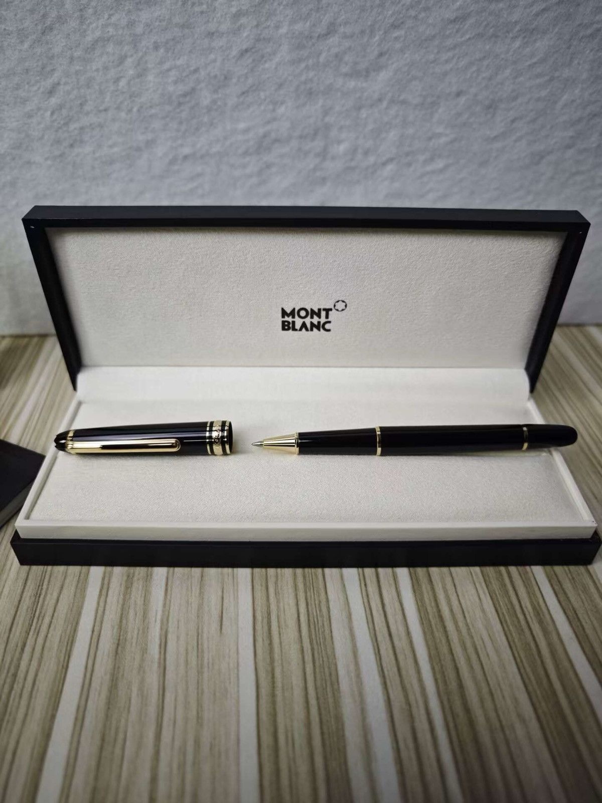 Montblanc Montblanc Meisterstück Classique Rollerball Pens 163 14k Size ONE SIZE - 3 Thumbnail