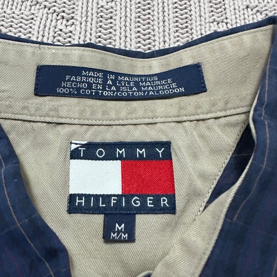 Tommy Hilfiger Vintage Tommy Hilfiger navy purple plaid button down size M Size US M / EU 48-50 / 2 - 5 Thumbnail