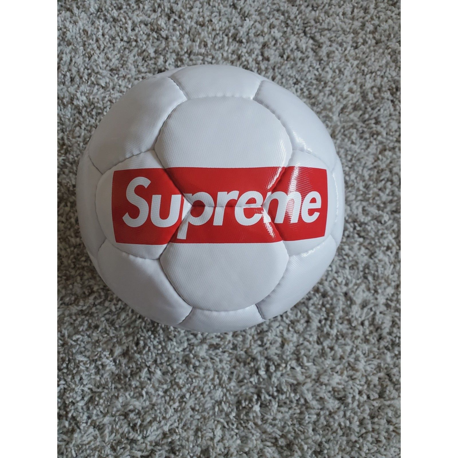 image of Supreme Umbro Soccer Ball White Red Logo Pakistan Os, Men's