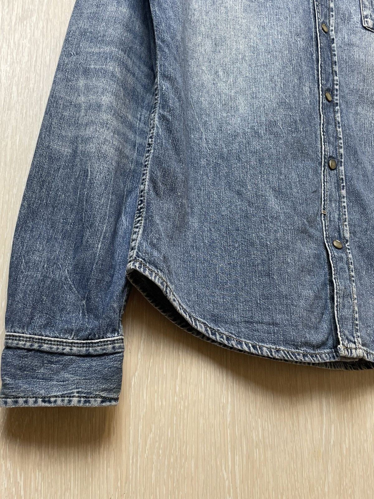Allsaints × Vintage Allsaints Denim Shirt Western Style Size US M / EU 48-50 / 2 - 4 Thumbnail