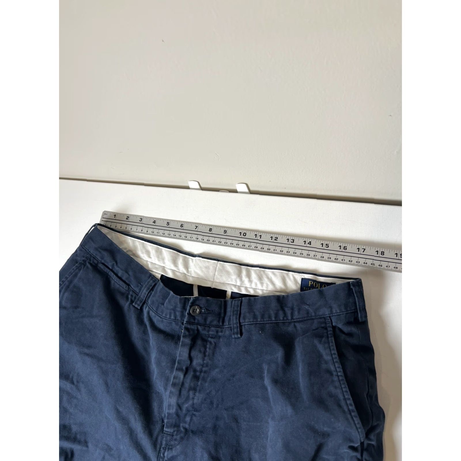 Polo Ralph Lauren Polo Ralph Lauren Classic Fit Pants Men 38x32 Chino Straight Navy Blue Cotton Zip Button Logo Pockets Vintage: No Size US M / EU 48-50 / 2 - 4 Thumbnail