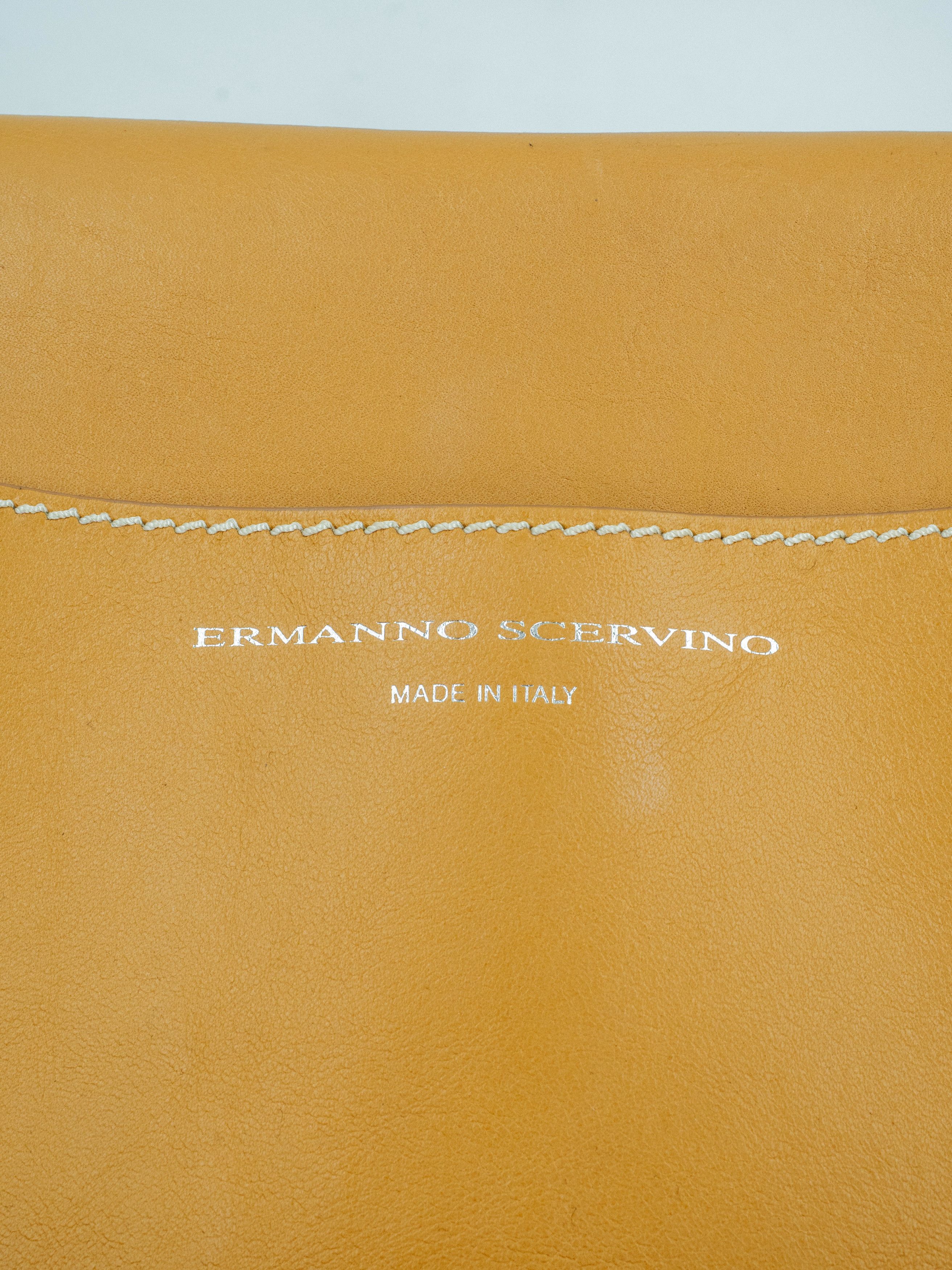 Ermanno Scervino Woven Tote Bag With Leather Handle And Embossed Luggage Tag Size ONE SIZE - 5 Thumbnail