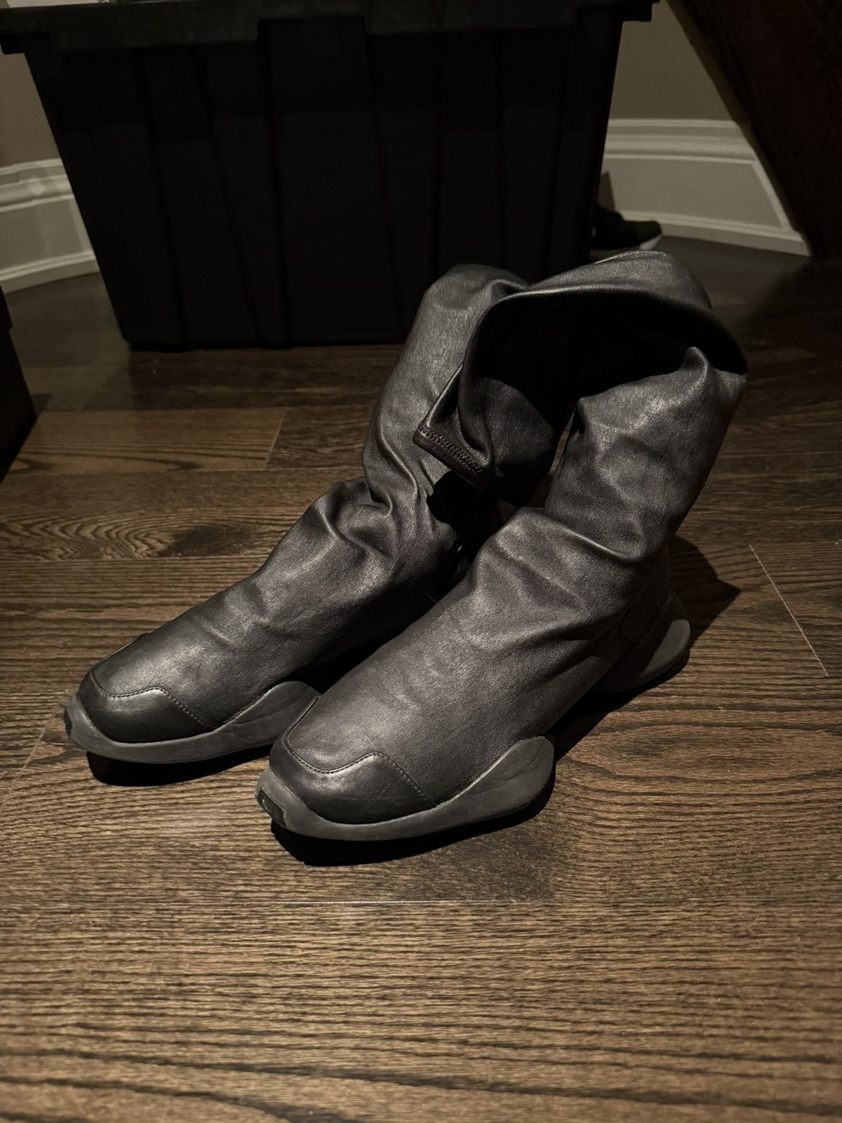 Adidas × Rick Owens Rick Owens suede sock runner | Grailed