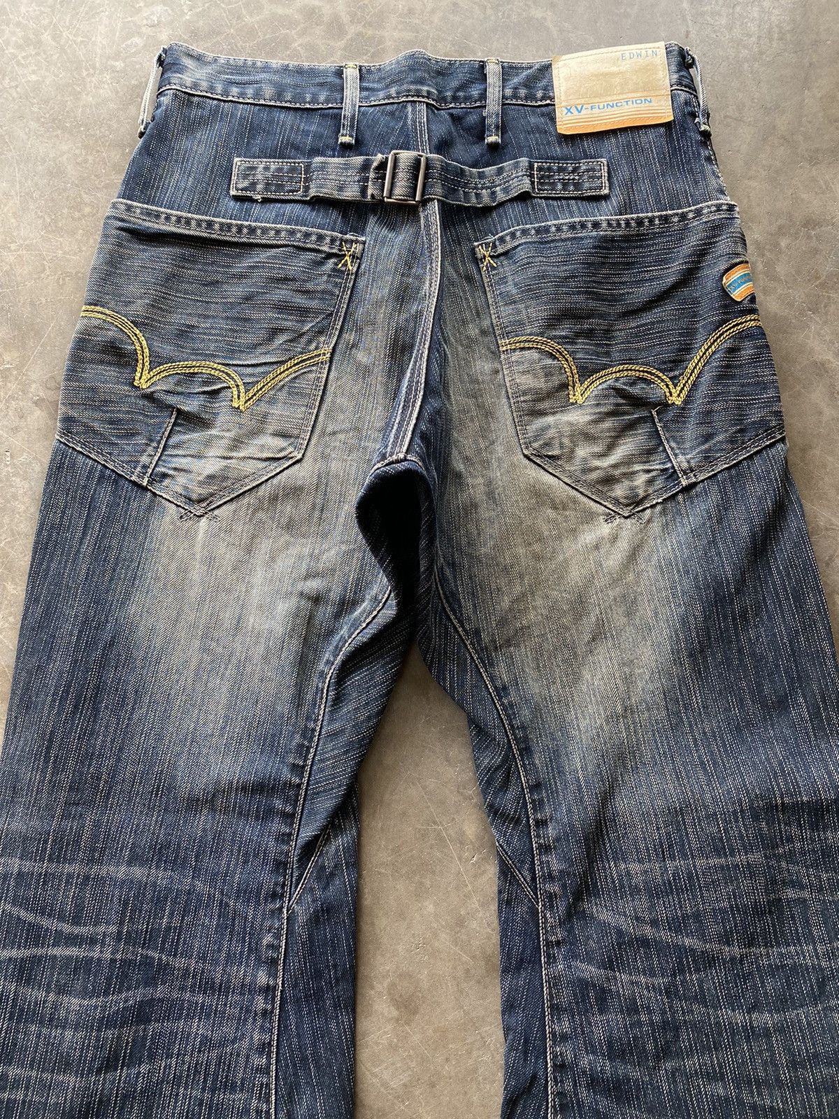 Edwin × Hysteric Glamour × Tornado Mart Baggy Jeans Japanese Edwin XV-Function Distressed Size US 30 / EU 46 - 11 Thumbnail