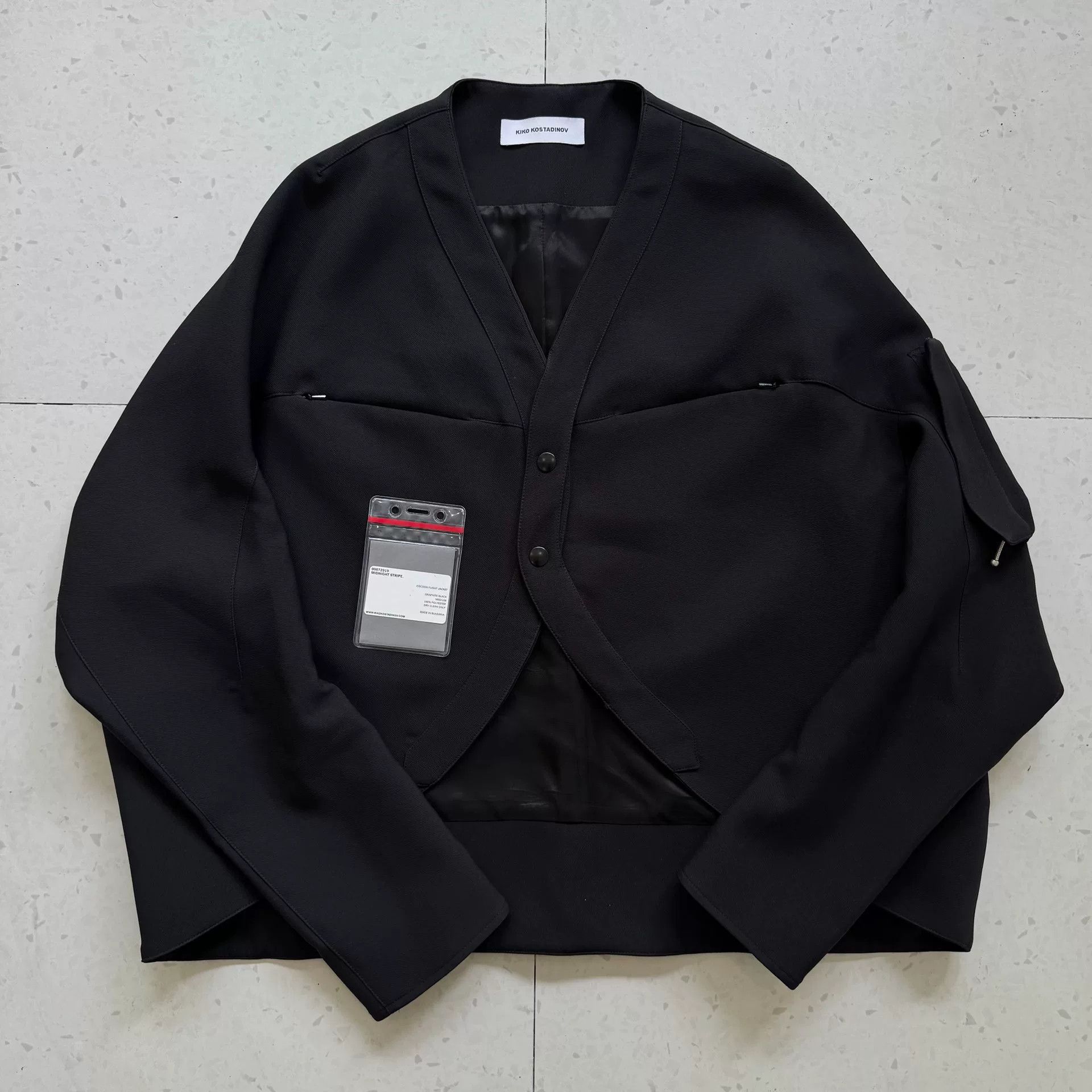 Kiko Kostadinov BNWT KIKO KOSTADINOV Black Sorelle Jacket Size 50