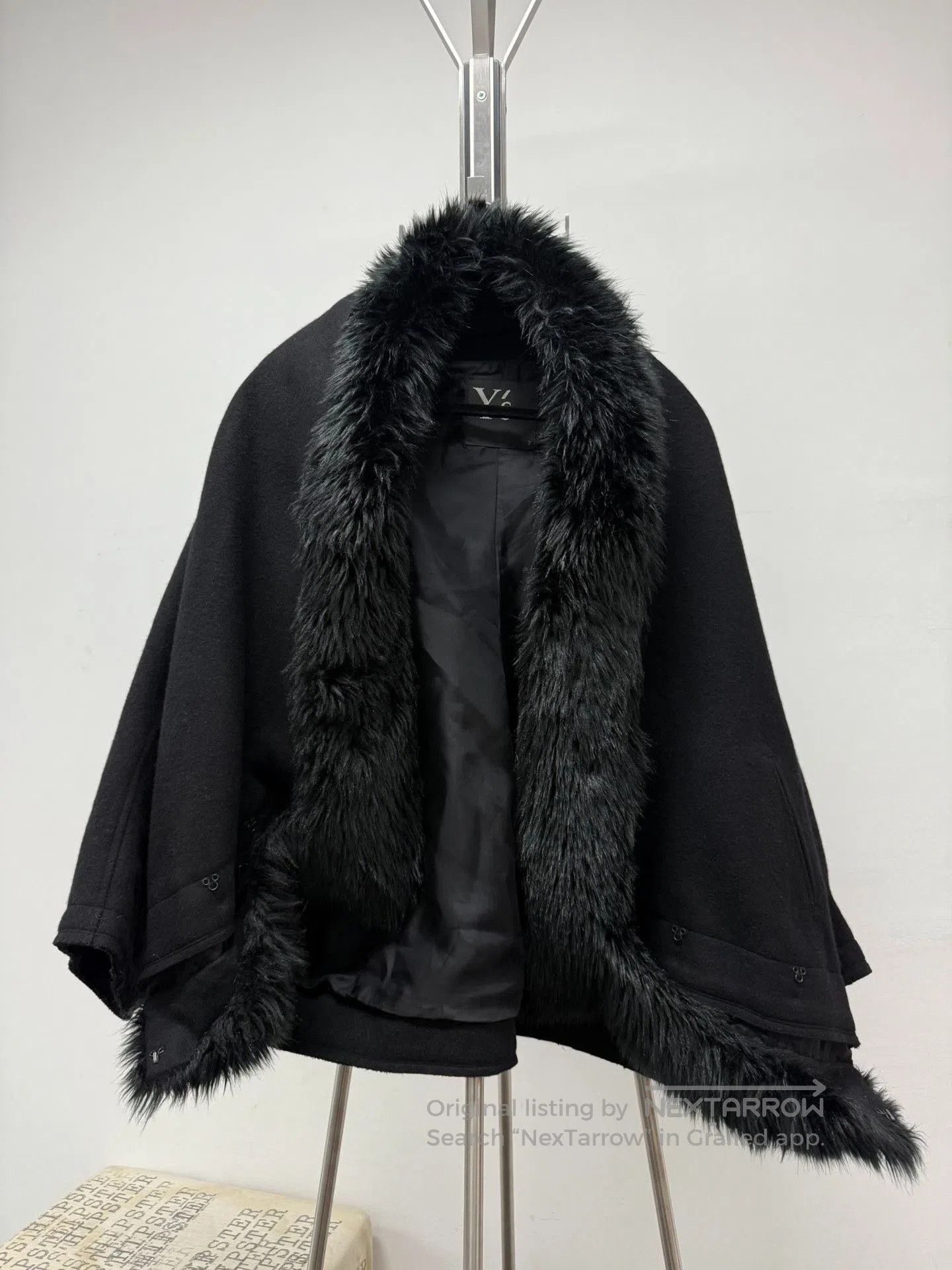 Yohji Yamamoto yohji yamamoto y's fur collar cape coat. Size US M / EU 48-50 / 2 - 1 Thumbnail