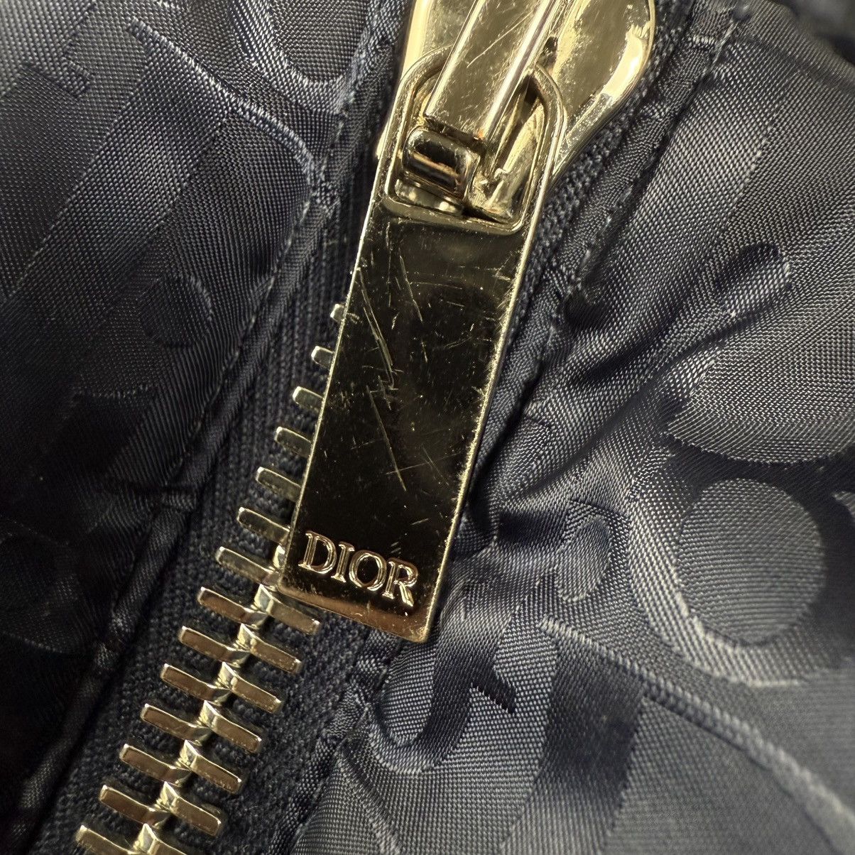Dior Dior Oblique ‘Navy/Blue’ Technical Jacquard Down Jacket Size US XL / EU 56 / 4 - 4 Thumbnail