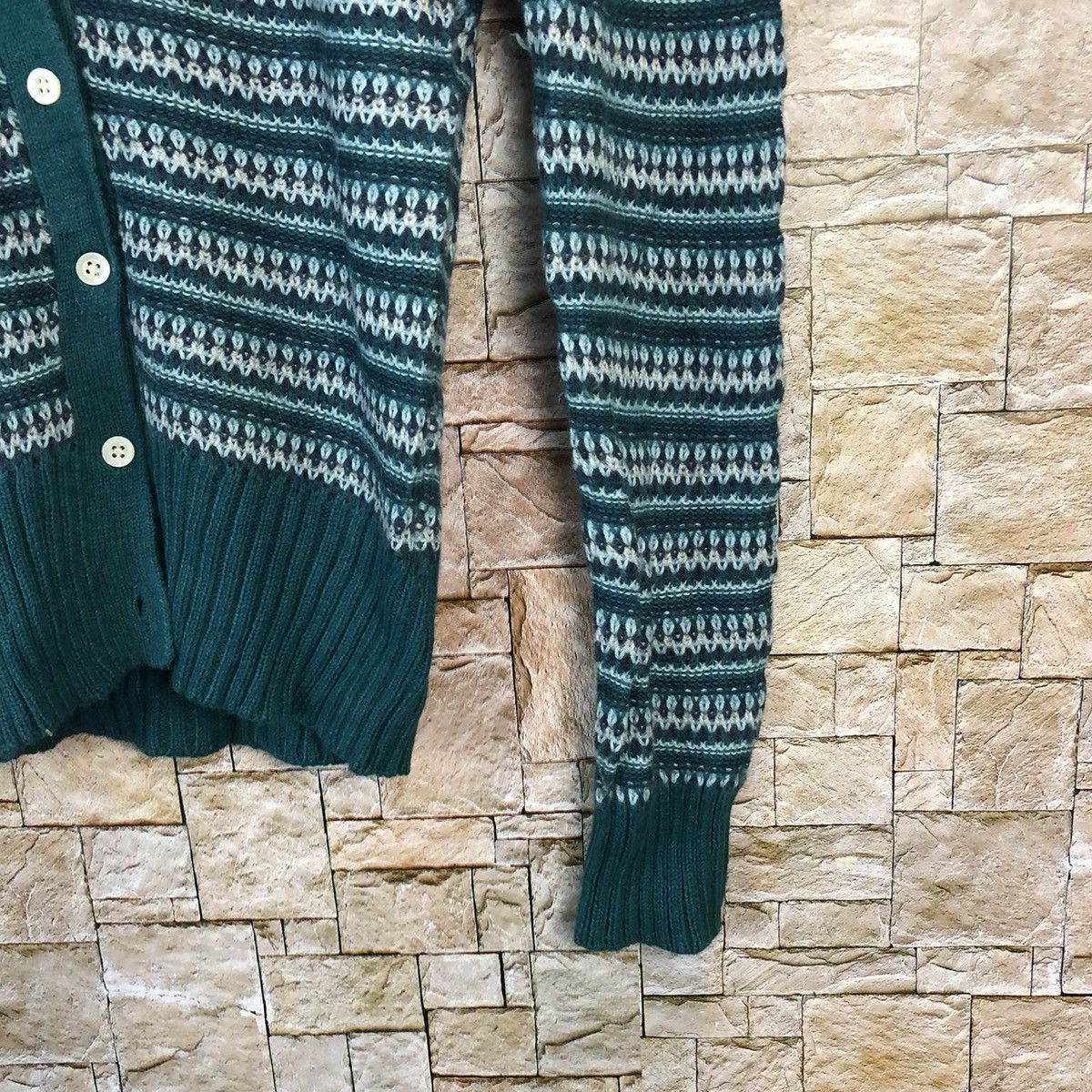Gap × Homespun Knitwear Gap Green Cardigan Knitwear #A688 Size XXS / US 00 / IT 34 - 8 Thumbnail