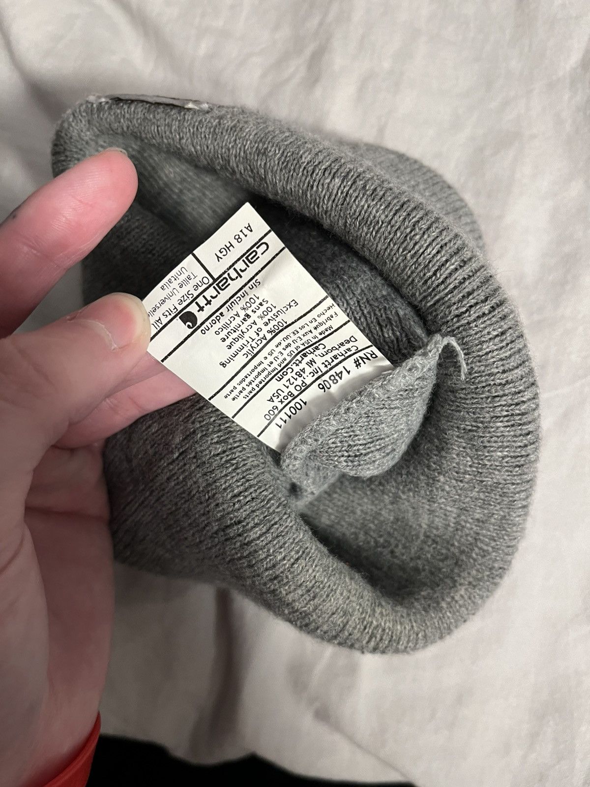 Asspizza Grey pink asspizza beanie signed Size ONE SIZE - 4 Thumbnail