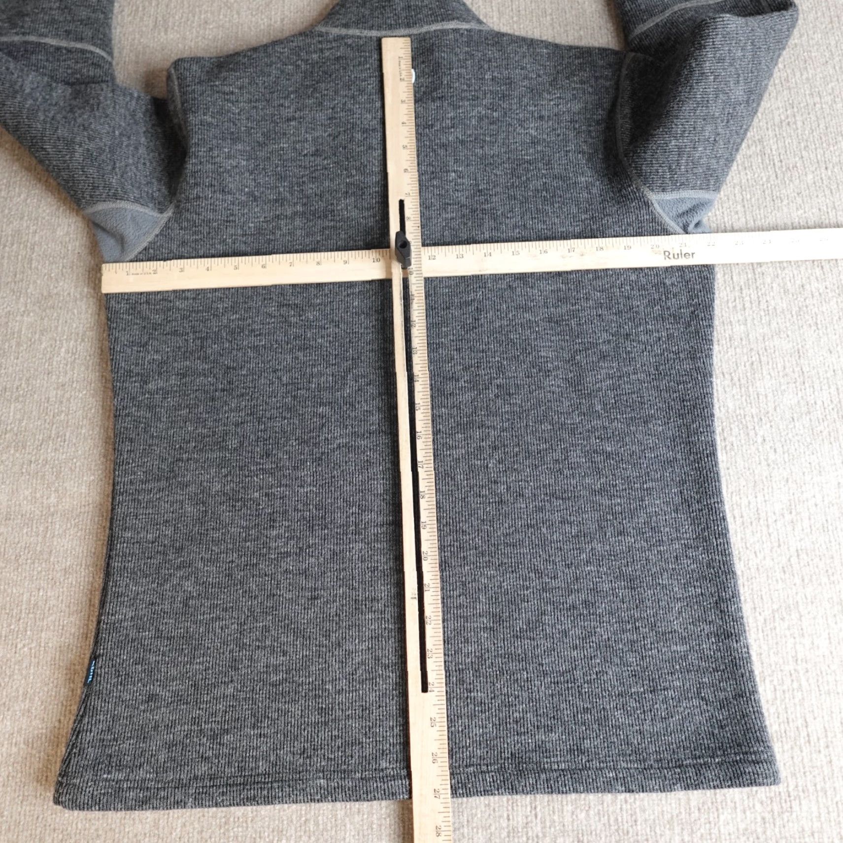 Vintage Kuhl Sweater Medium Gray Heather 1/4 Zip Pullover Thermokore Men M Gray 1/4 Zip Pullover Fleece Activewear Hiking Size US M / EU 48-50 / 2 - 5 Thumbnail