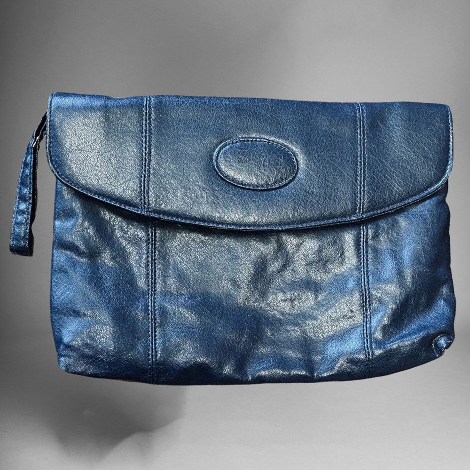 Other Vintage MCI Zip Up Leather Clutch Purse Size ONE SIZE - 1 Thumbnail