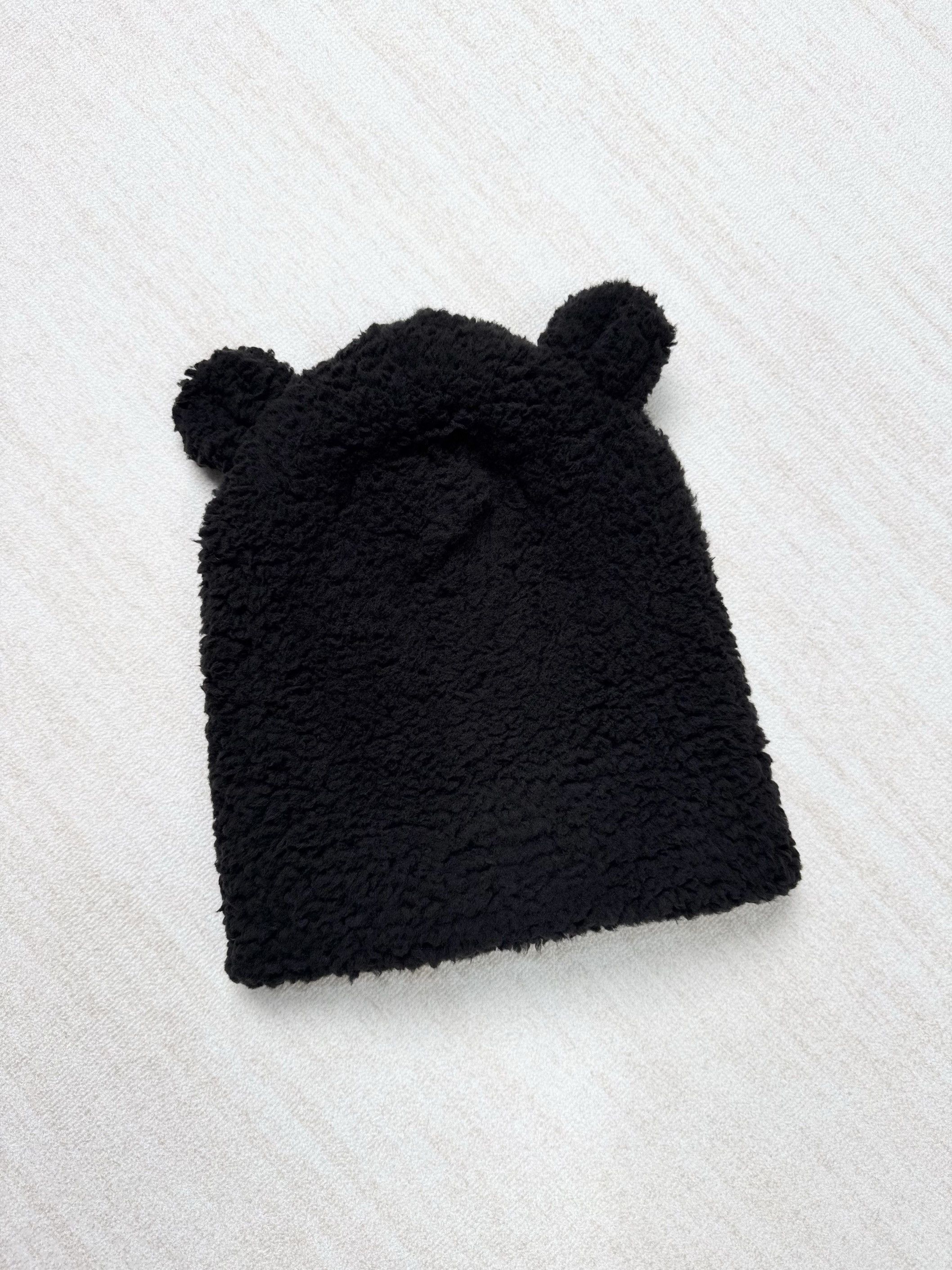 Palace Fuzzy Ear Beanie Black S/M