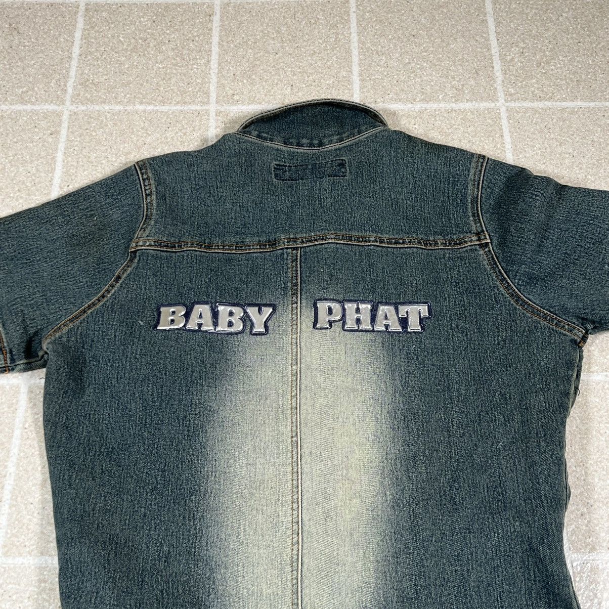 Other Baby Phat vintage Y2K denim romper Jumpsuit Size 17 logo Size XL / US 12-14 / IT 48-50 - 9 Thumbnail
