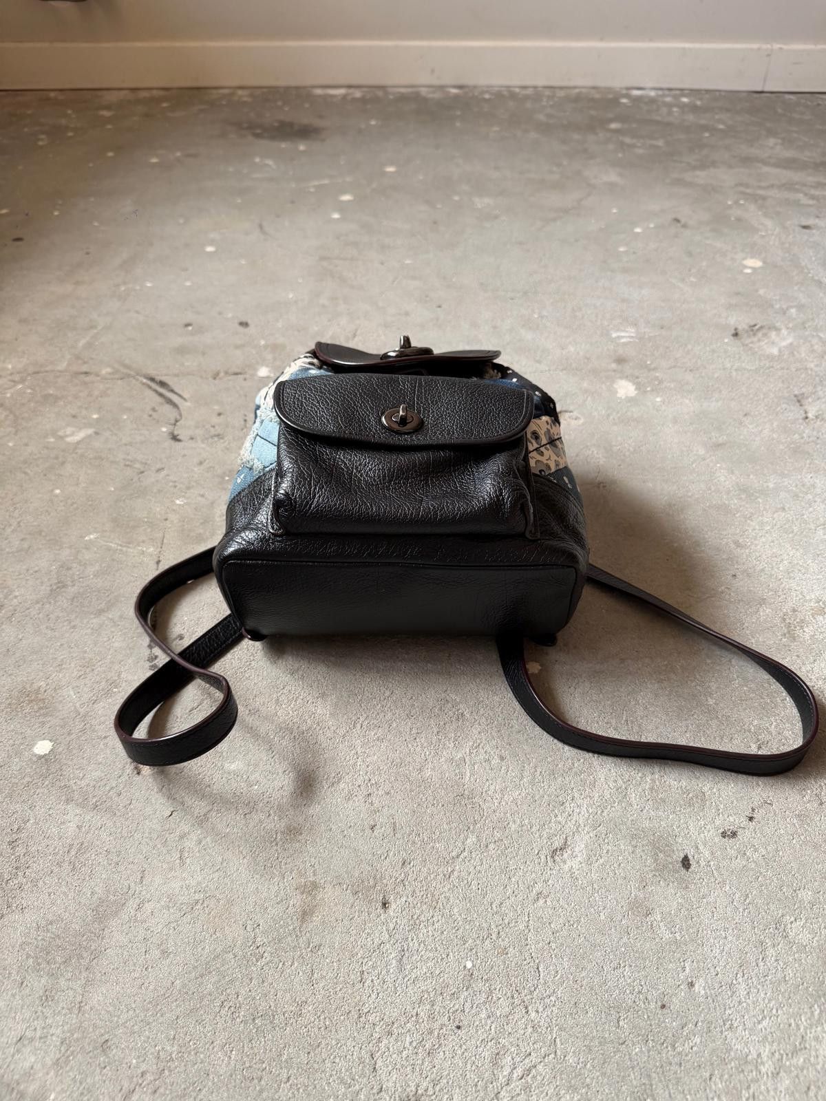 Coach Coach Canyon Quilt Patchwork Denim Backpack Size ONE SIZE - 5 Thumbnail