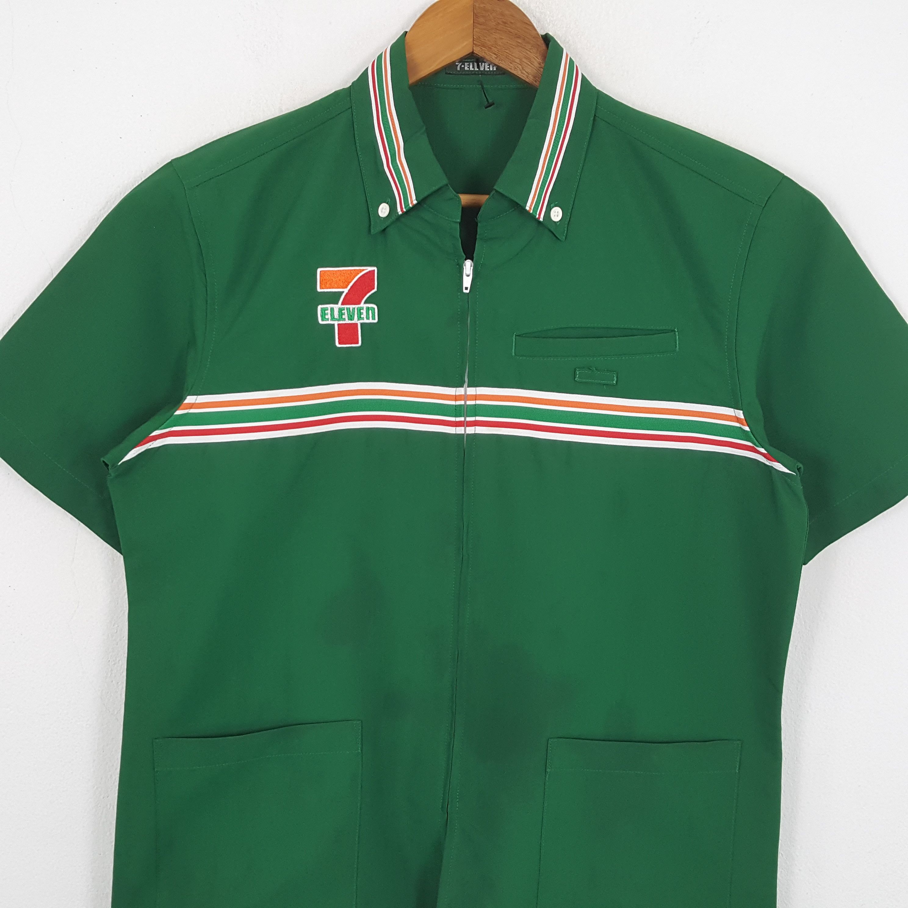 Japanese Brand × Vintage Vintage 7-ELEVEn Japanese Workers Uniform Shirt Jacket Size US M / EU 48-50 / 2 - 4 Thumbnail