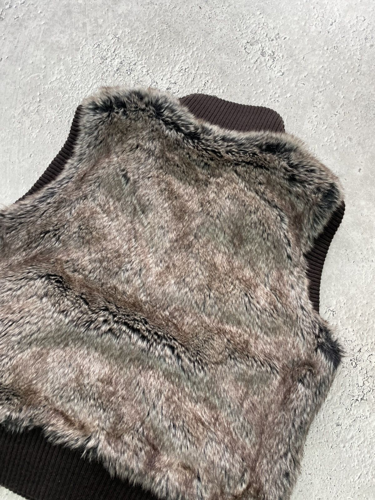 If Six Was Nine 2000s fur JACKET CROPPED HYSTERICGLAMOUR Y2K BOMBER RARE Size US M / EU 48-50 / 2 - 9 Thumbnail