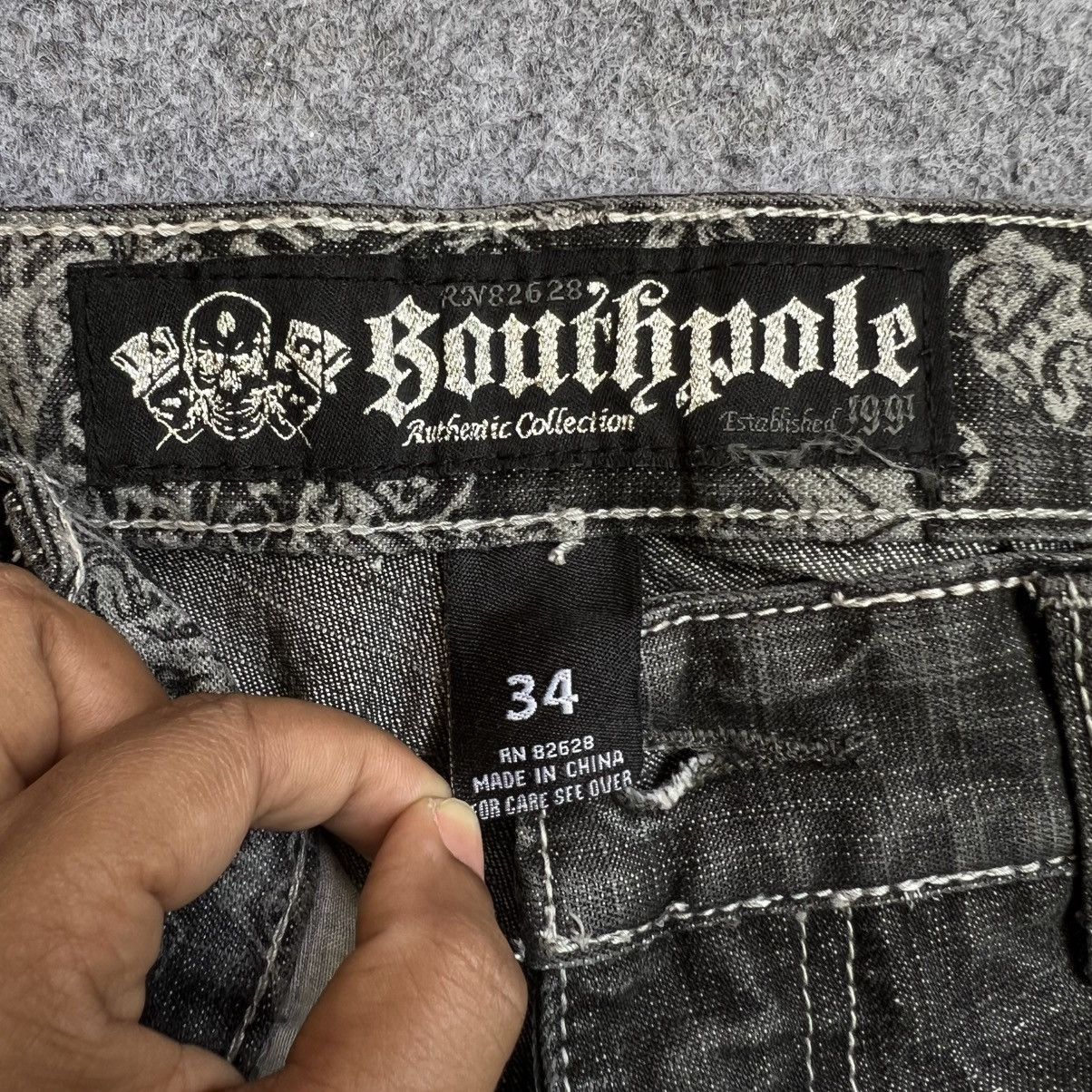 Southpole × Vintage 💥RARE💥 Vintage South Pole Crossbone Baggy Jeans Size US 34 / EU 50 - 5 Thumbnail