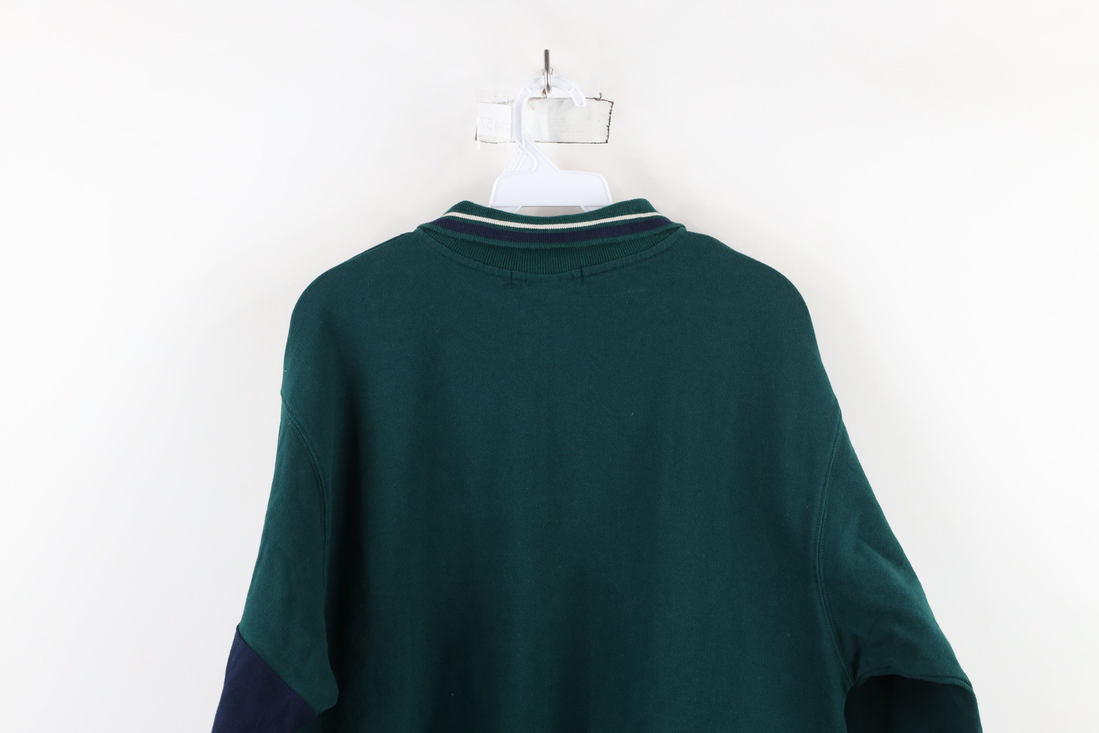 Vintage Vintage 90s Streetwear Heavyweight Long Sleeve Polo Shirt Size US L / EU 52-54 / 3 - 9 Thumbnail