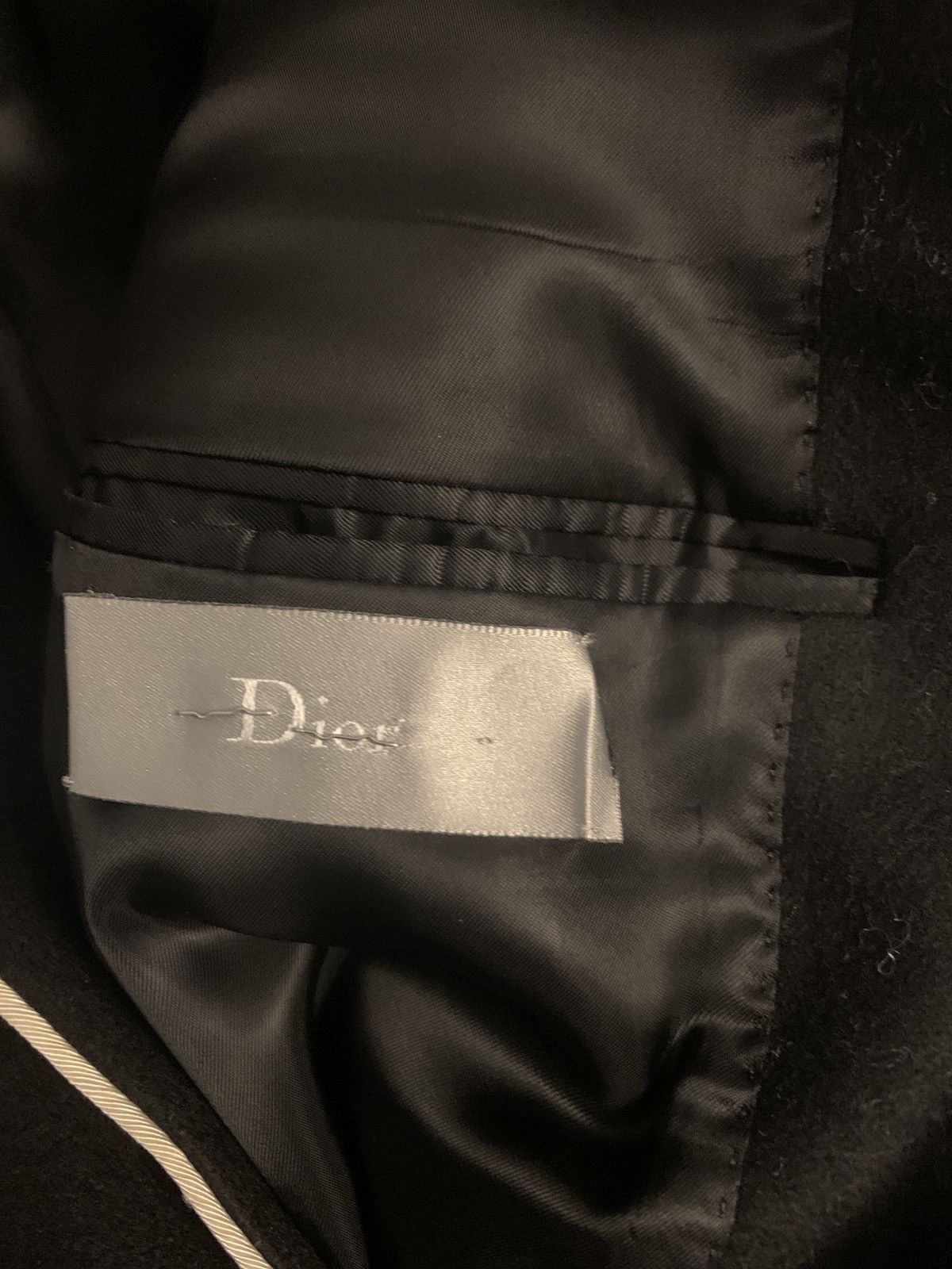 Dior Black jacket with piping Size 48S - 7 Thumbnail