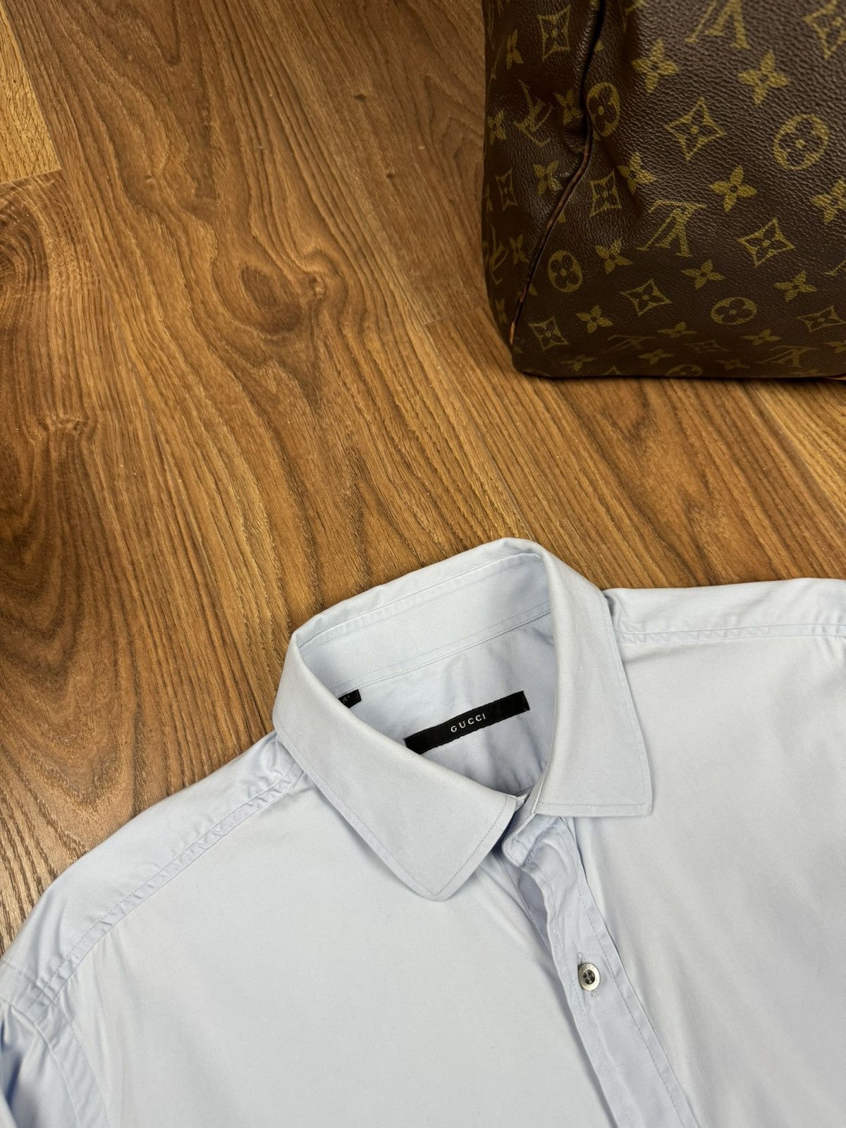 Gucci Vintage classic Gucci Italy shirt original luxury item Size US M / EU 48-50 / 2 - 2 Thumbnail