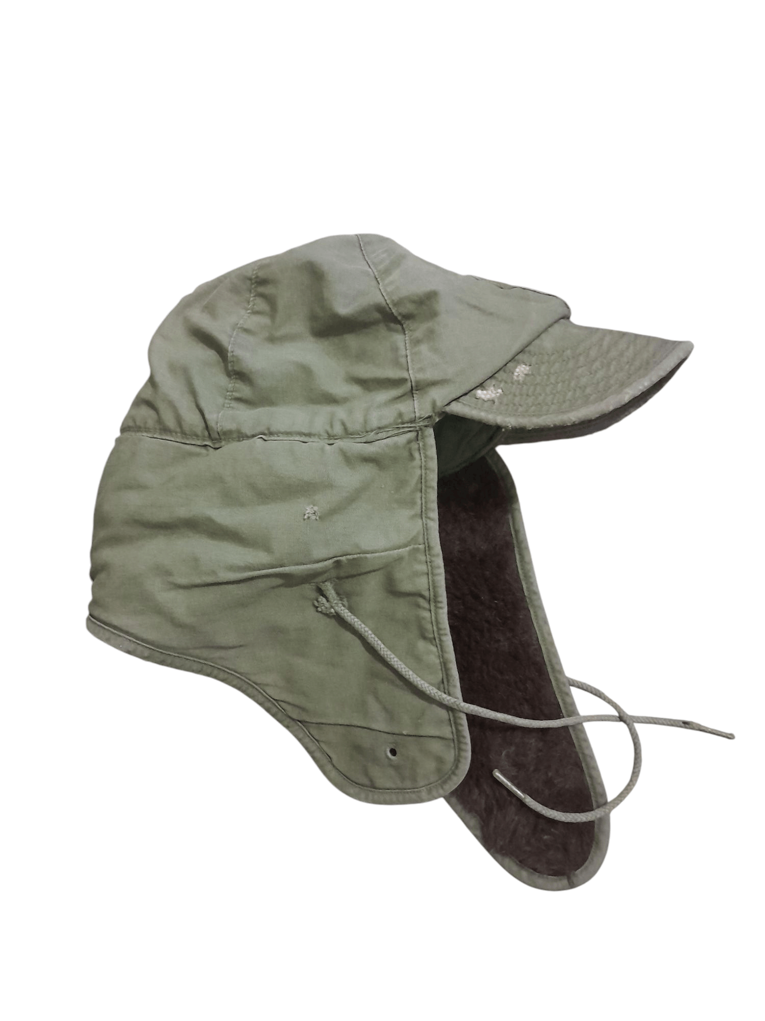 Vintage Vintage military aviator pile m51 poplin hat Size 34 - 2 Thumbnail