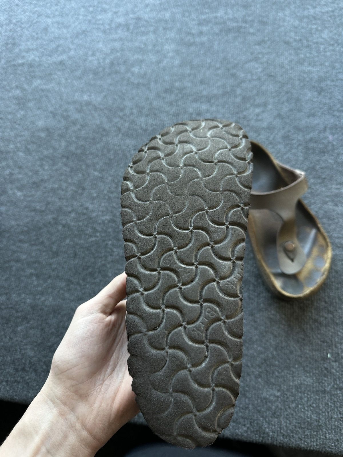 Birkenstock VNTG🚨 BIRKENSTOCK BROWN LUXURY Y2K RARE WOMEN SLIDES Size US 7 / IT 37 - 7 Thumbnail