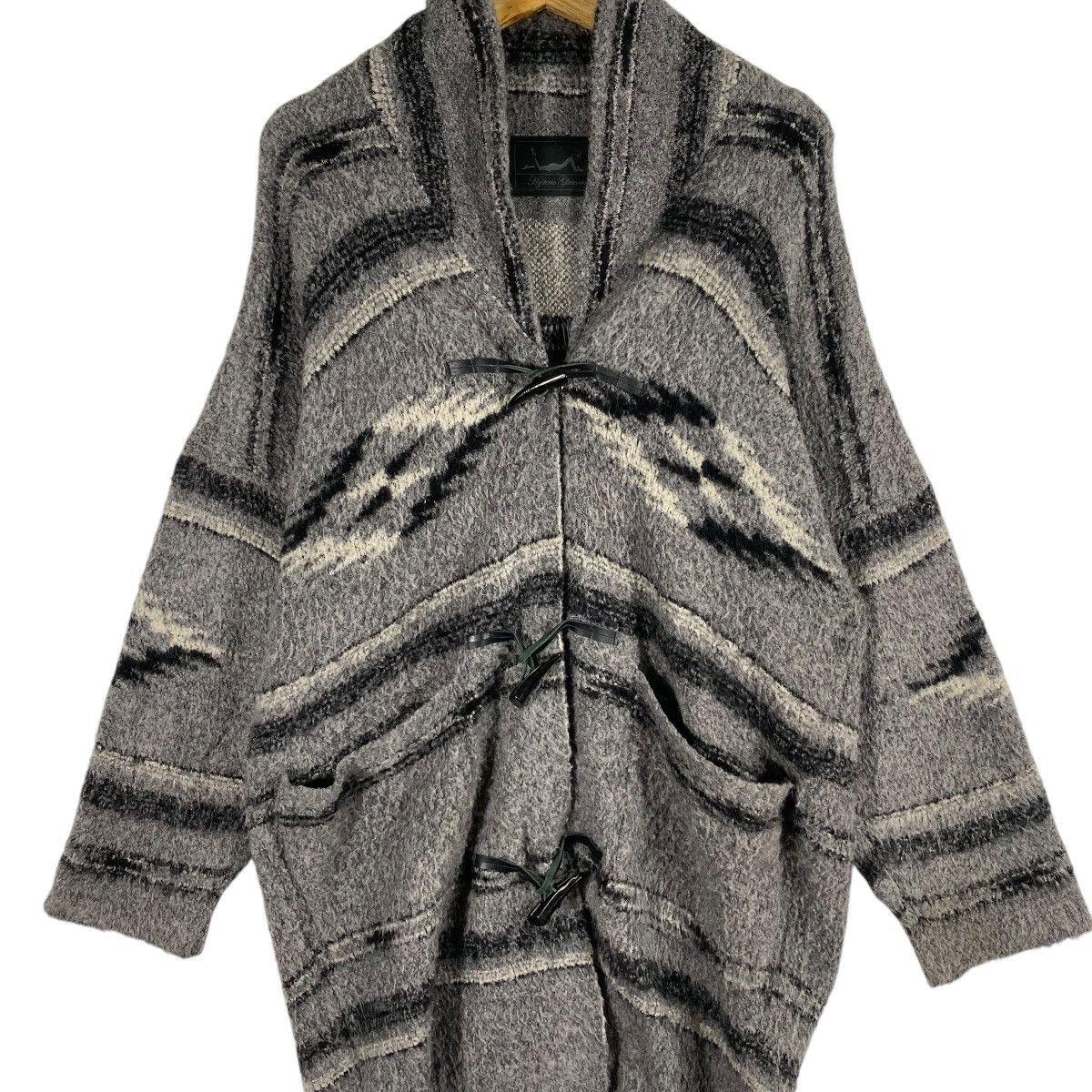Hysteric Glamour × Japanese Brand Vintage Hysteric Glamour Aztec Native Cardigan Fleece F Size Size ONE SIZE - 4 Thumbnail