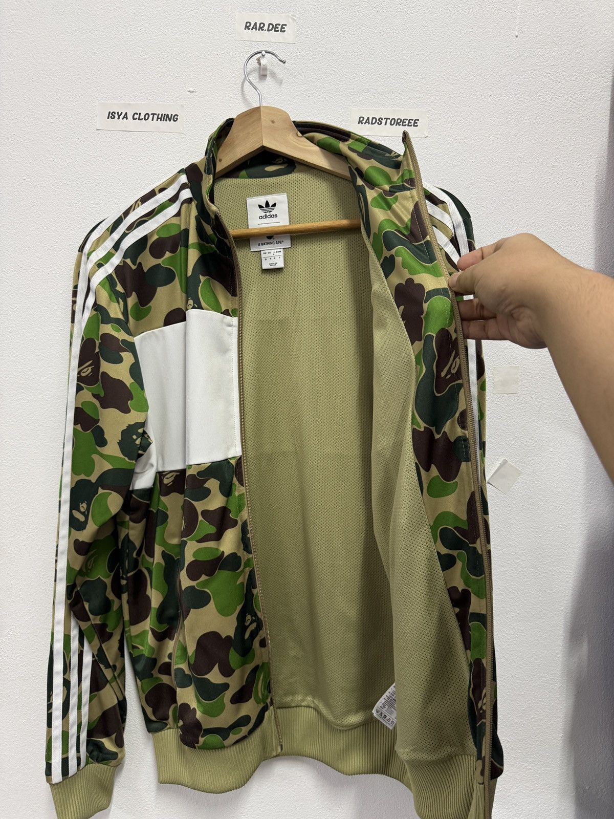 Adidas × Bape Adidas x Bape Firebird Camo Track Jacket Size US L / EU 52-54 / 3 - 8 Thumbnail