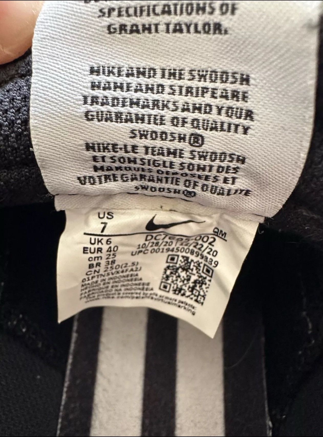 Nike Nike Zoom Blazer Pro GT SB Low Black White Men Size US 7 / EU 40 - 6 Thumbnail