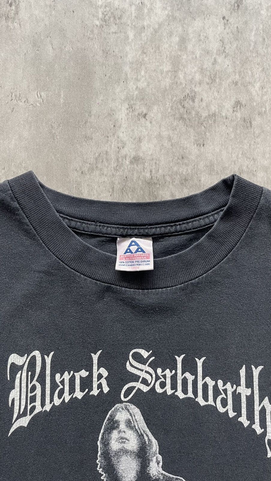Band Tees × Vintage VINTAGE 1990S OZZY BLACK SABBATH BAND TEE Size US L / EU 52-54 / 3 - 3 Thumbnail