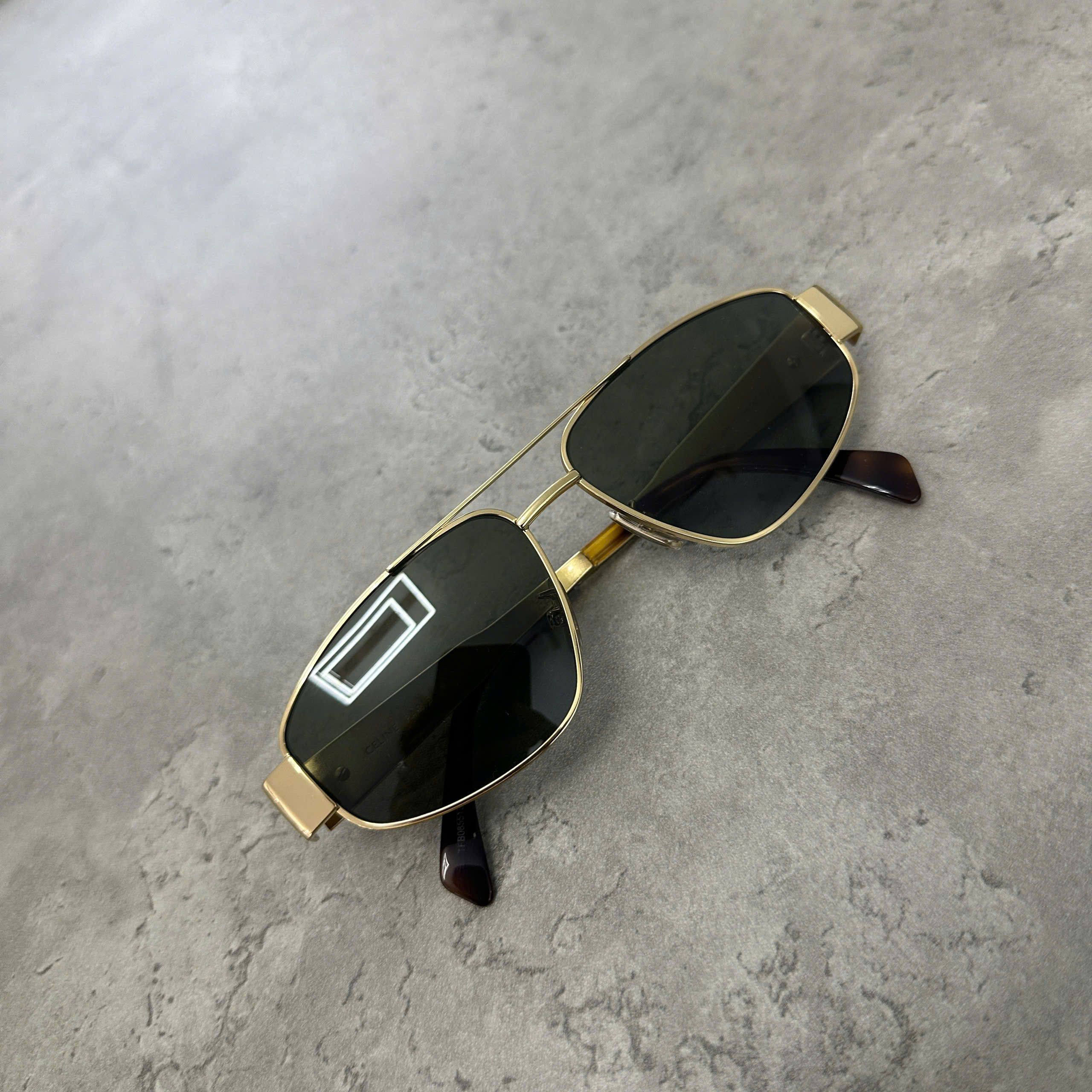 Celine CELINE Triomphe Metal 03 Sunglasses In Metal GOLD Size ONE SIZE - 2 Thumbnail
