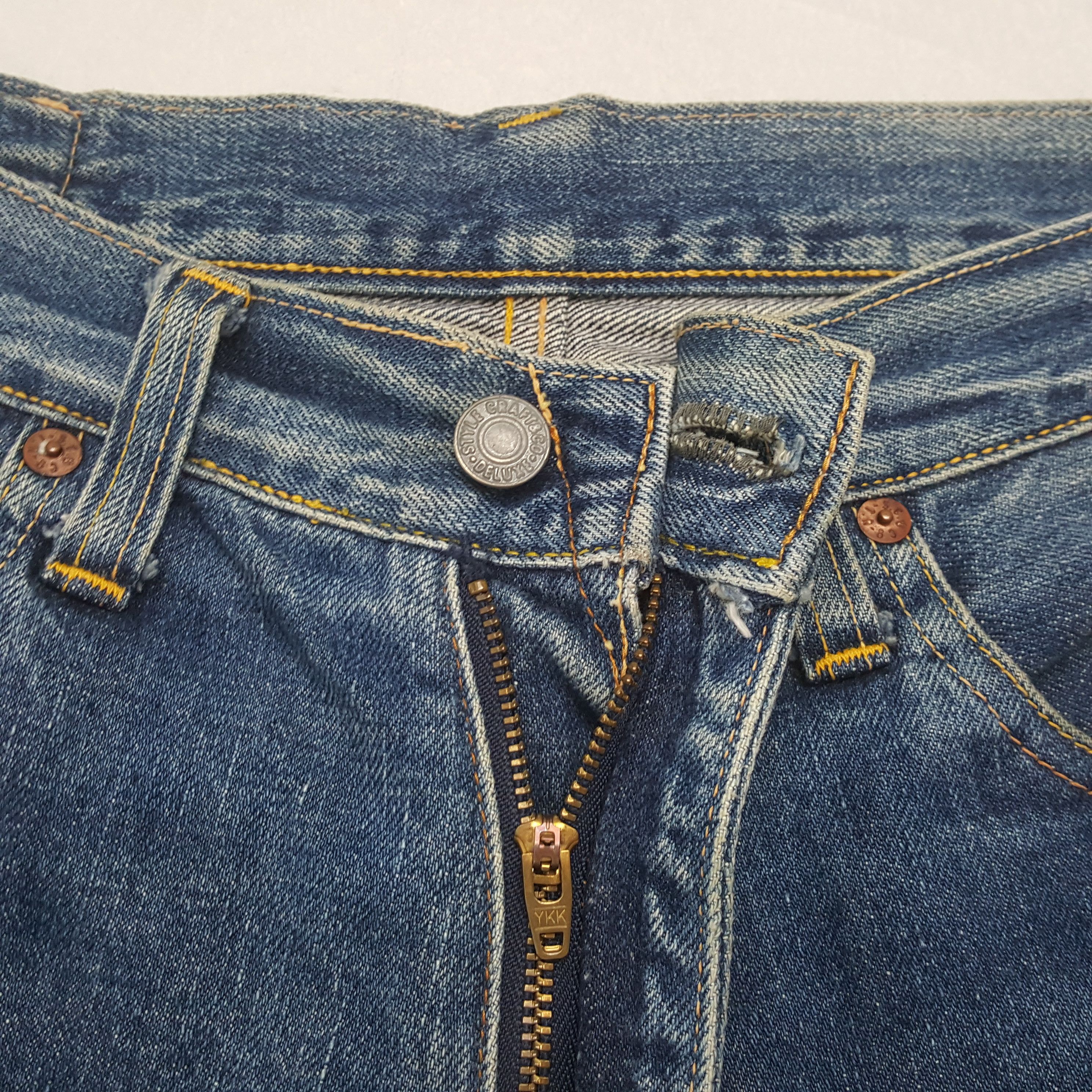 Evisu Evis Japanese Brand Streetwear Custom Daicock Jeans RR28 Size US 28 / EU 44 - 13 Thumbnail