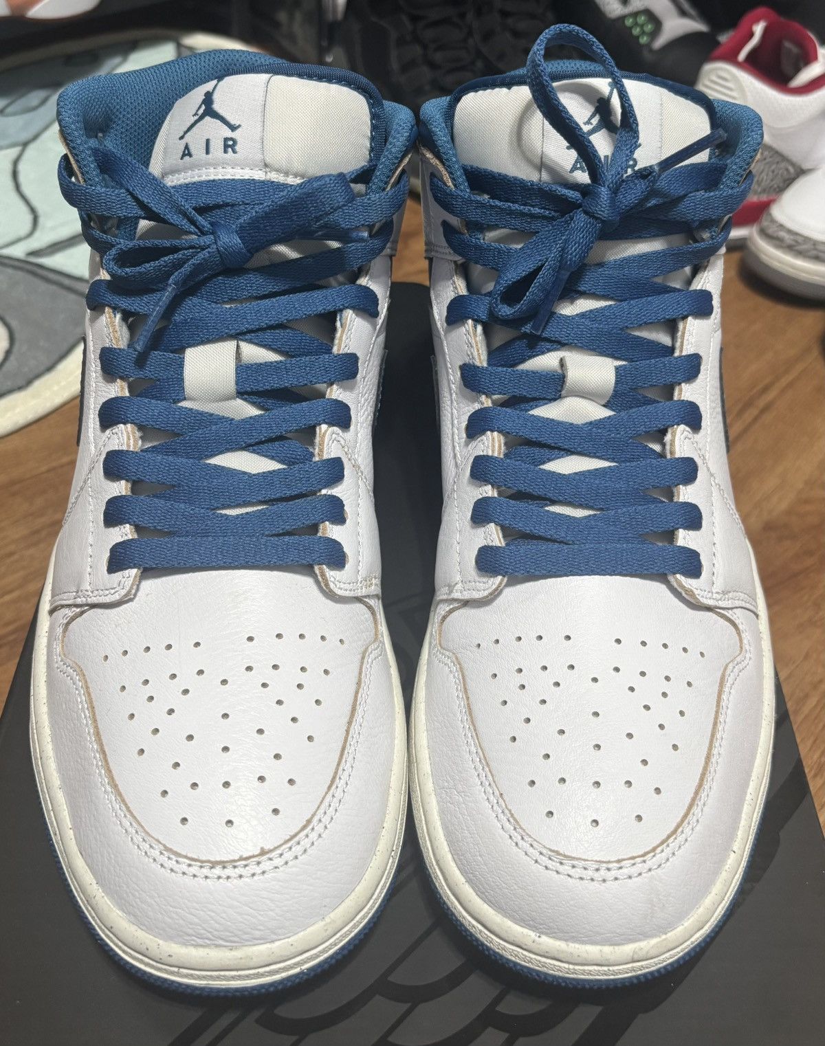 Jordan Brand Jordan 1 Mid "Industrial/Military Blue" Size US 10 / EU 43 - 2 Thumbnail