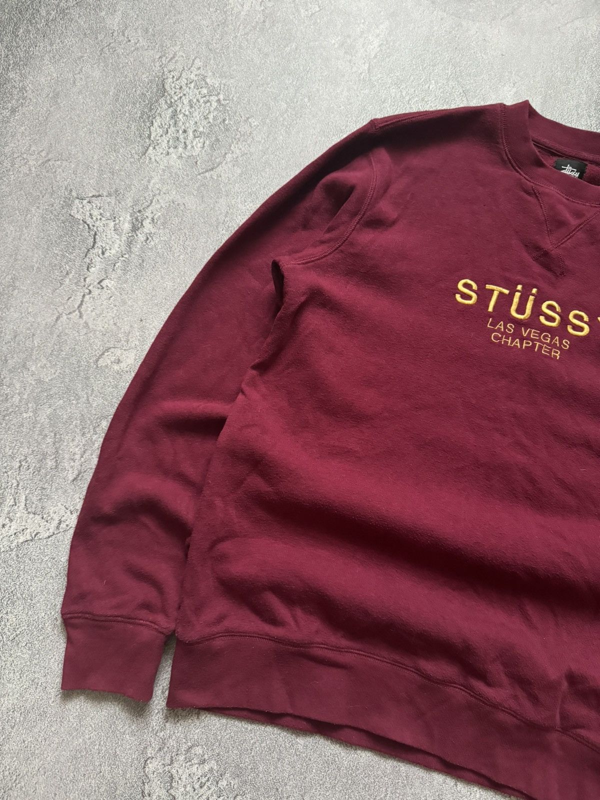 Stussy × Vintage Stussy M big logo Las Vegas sweatshirt long sleeve sweater Size US M / EU 48-50 / 2 - 5 Thumbnail