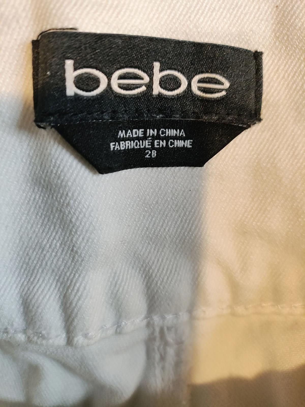 United Colors Of Benetton Bebe Women's Casual White Pants Size 28" / US 6 / IT 42 - 6 Thumbnail