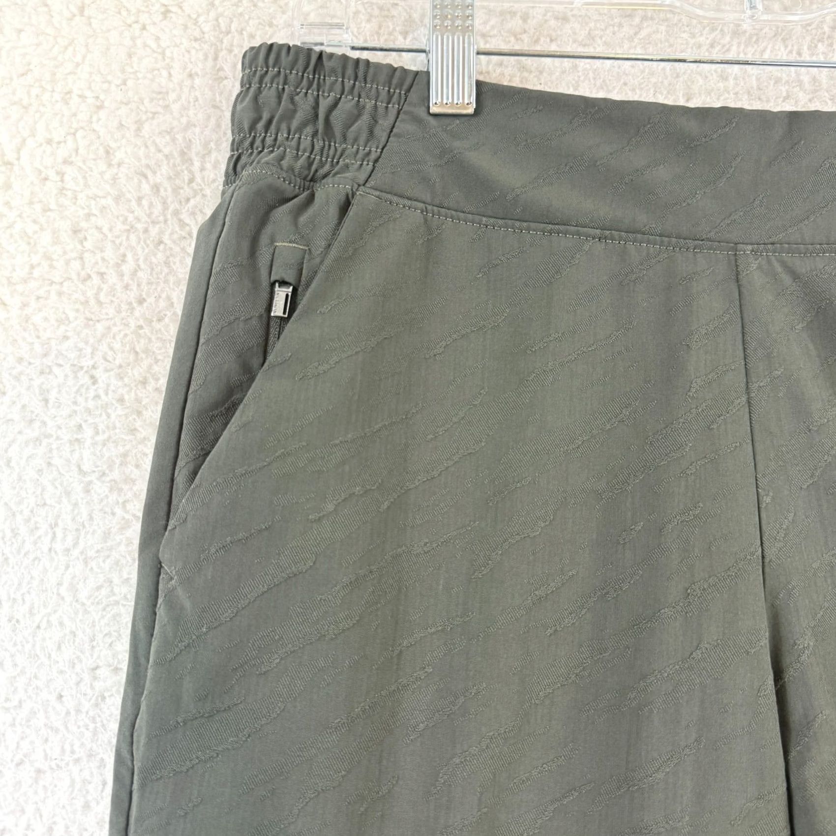 Athleta VINTAGE Athleta Brooklyn Jogger Pants Womens Size 6 Green Textured Gym Athleisure Size 28" / US 6 / IT 42 - 5 Thumbnail