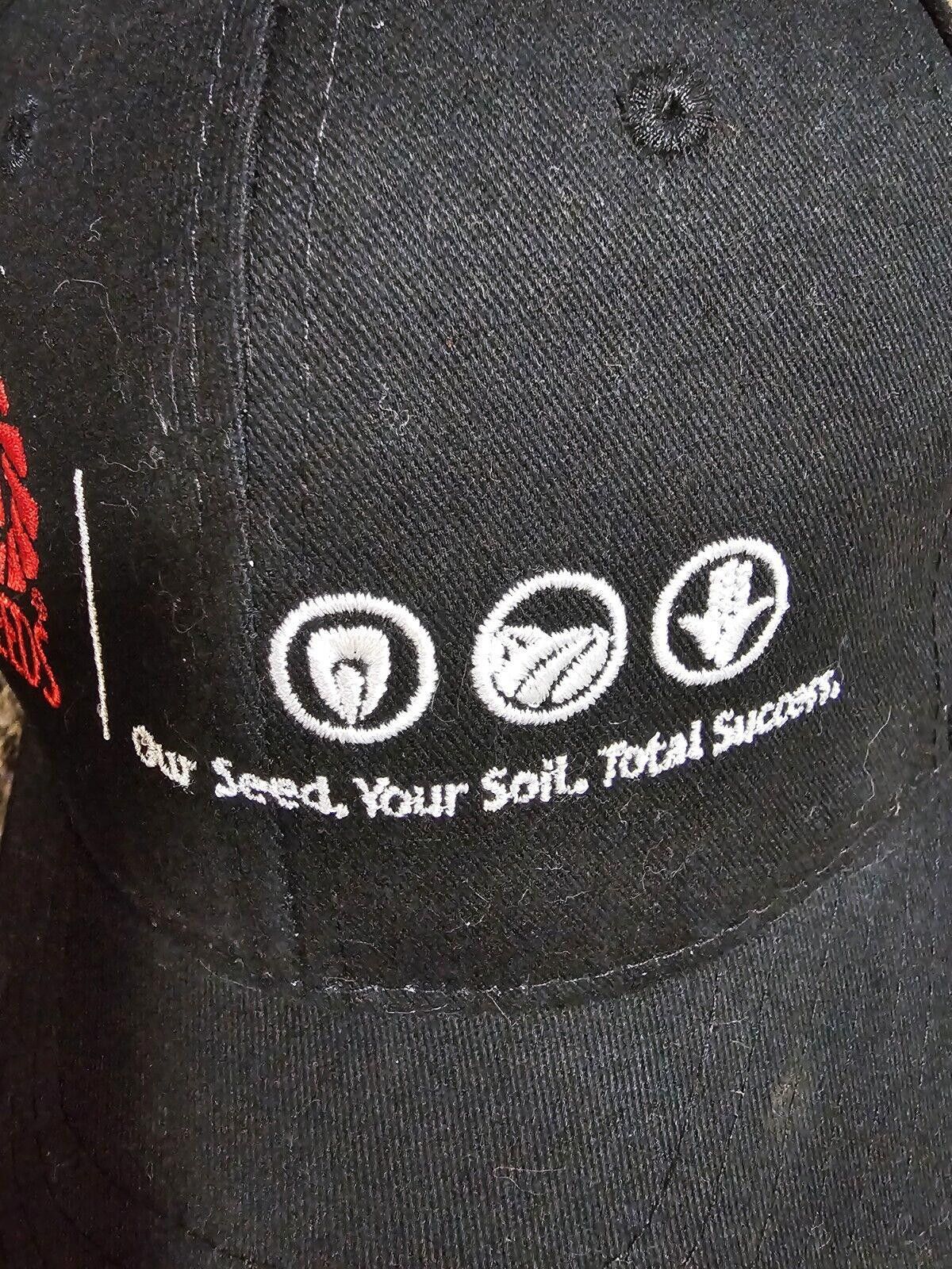 Designer LG Feed Seed Corn Baseball Strapback Hat OSFM Black Red Size ONE SIZE - 4 Thumbnail