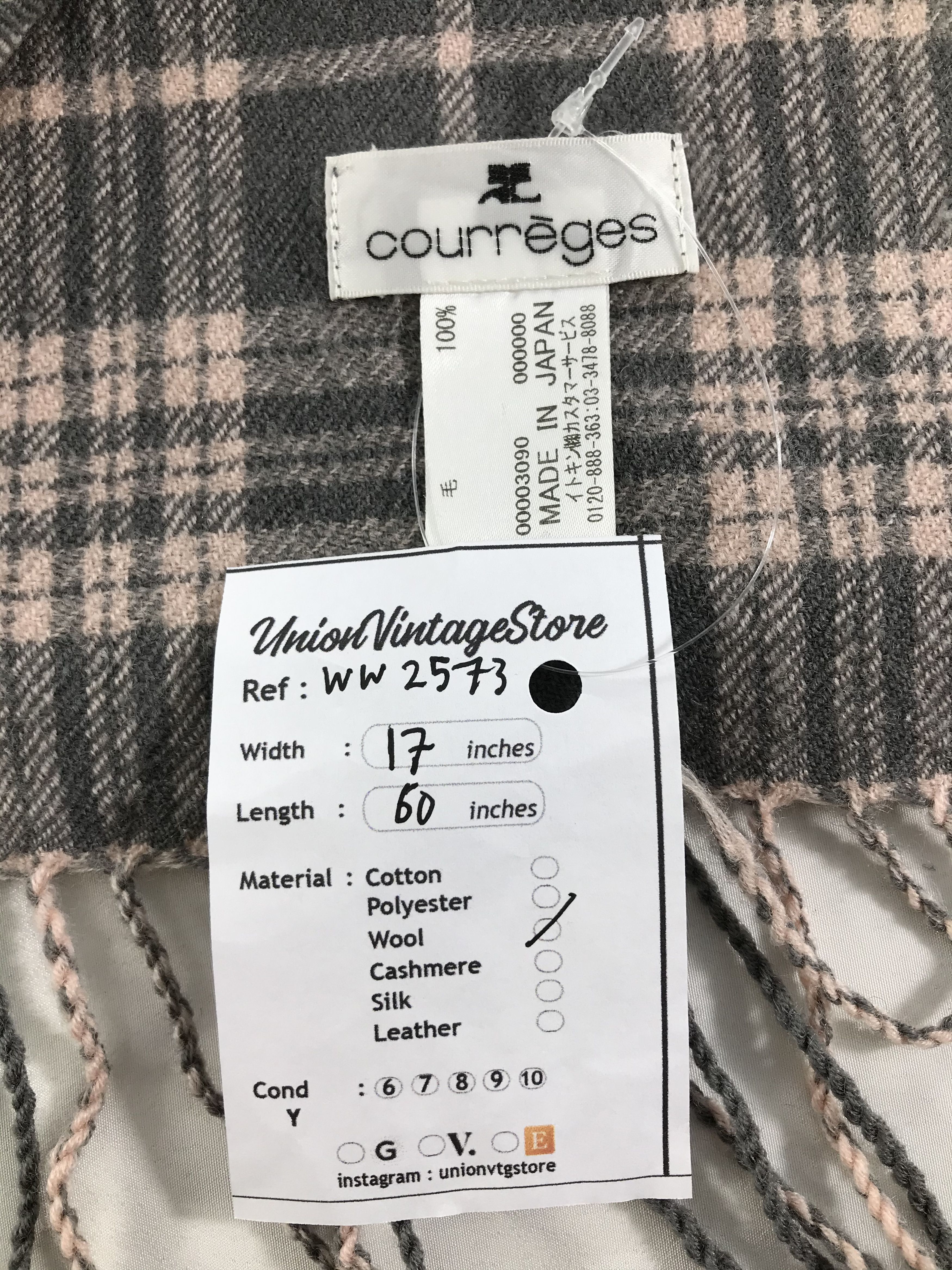 Courreges Courreges Scarf / Muffler / Neckwear - WW2573 Size ONE SIZE - 4 Thumbnail
