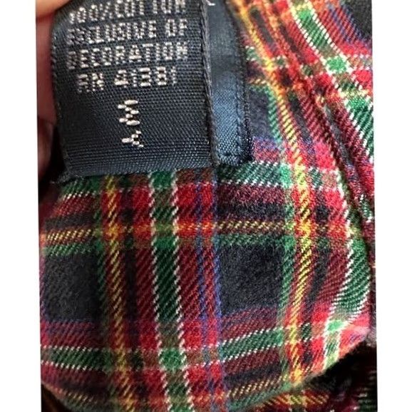 Ralph Lauren Ralph Lauren Shirt Adult Large Black Multi Tartan Plaid Classic Button Down Mens Size US L / EU 52-54 / 3 - 5 Thumbnail