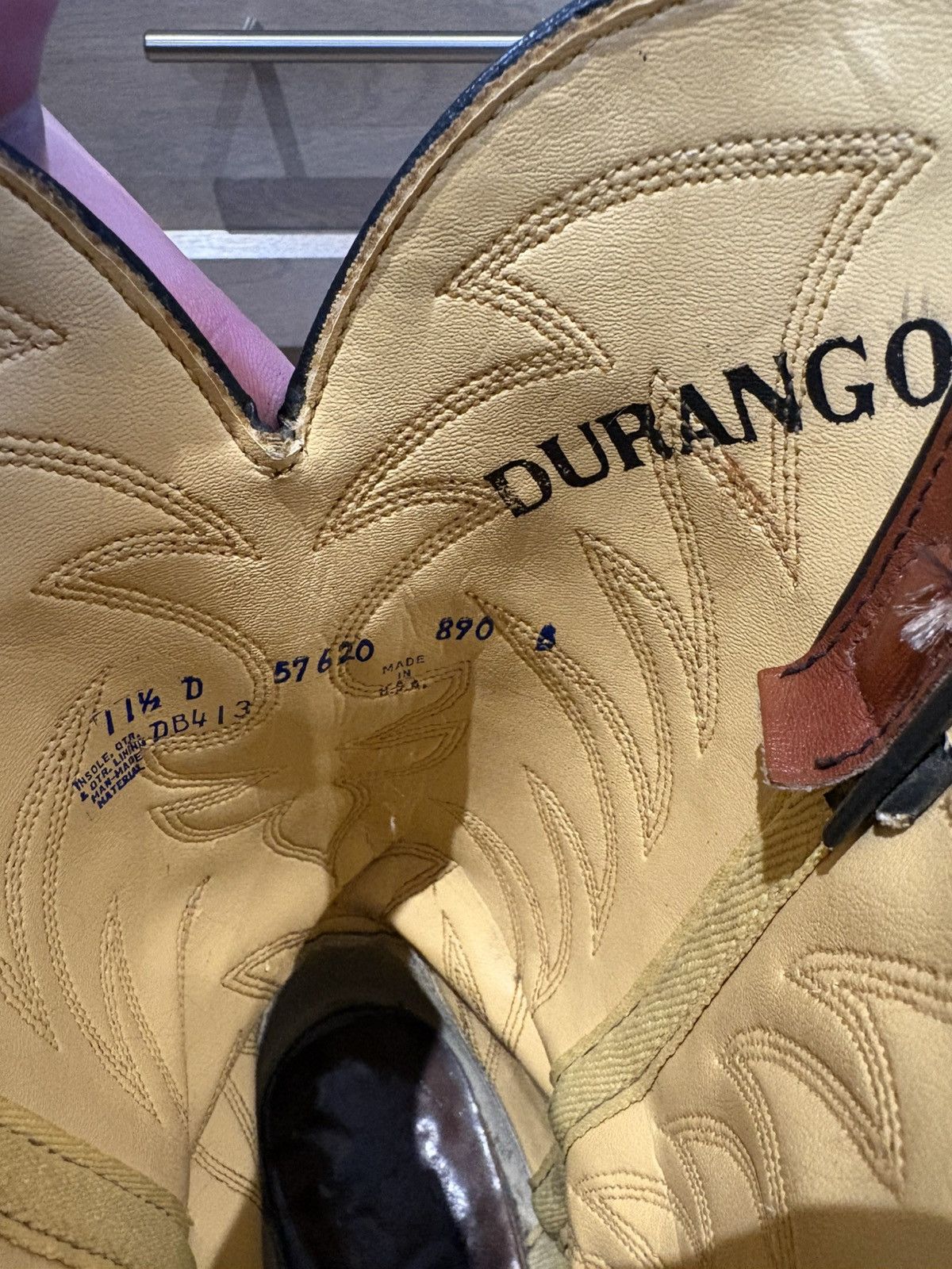 Durango Durango Vintage Cowboy Boots 1990 Size US 11.5 / EU 44-45 - 7 Thumbnail