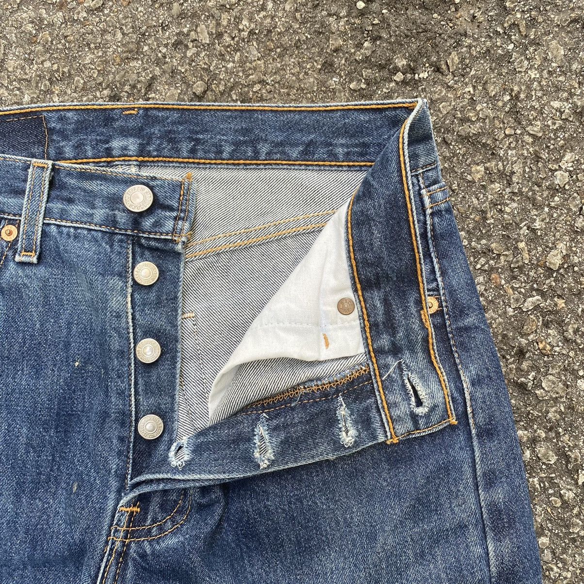 Levi's × Vintage Vintage Levi's 501 Jeans Button #501 Made in USA 90s Denim Size US 28 / EU 44 - 7 Thumbnail