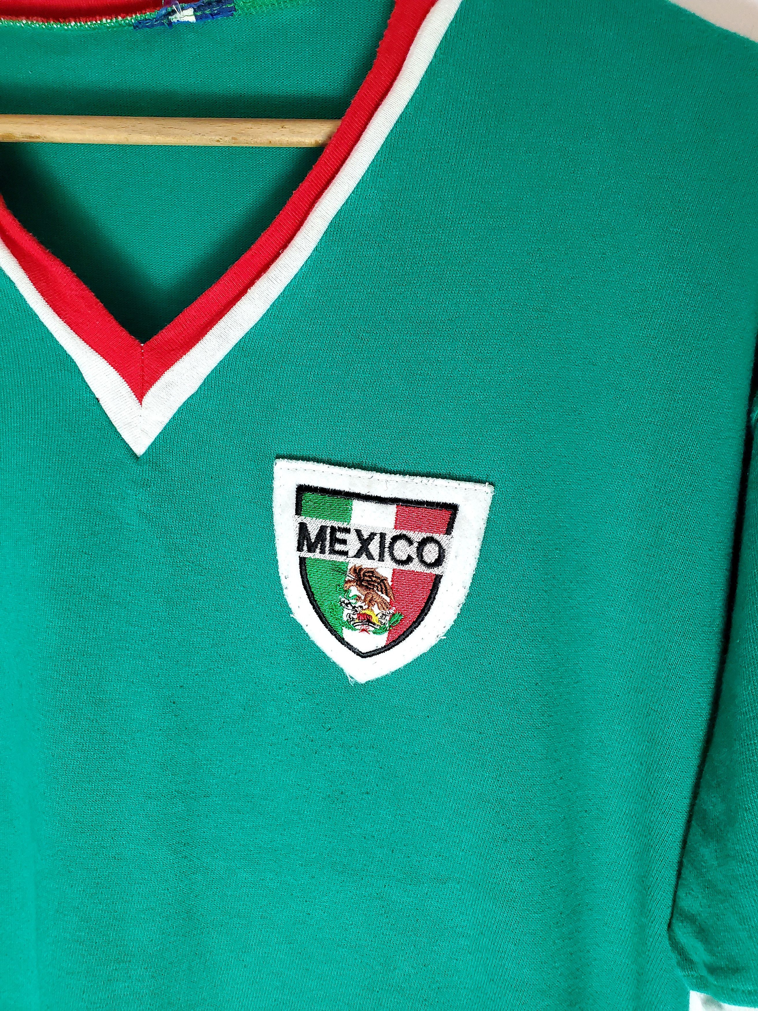 Vintage Vintage MEXICO 1970 RETRO WORLD CUP Soccer Jersey L Size US L / EU 52-54 / 3 - 2 Thumbnail