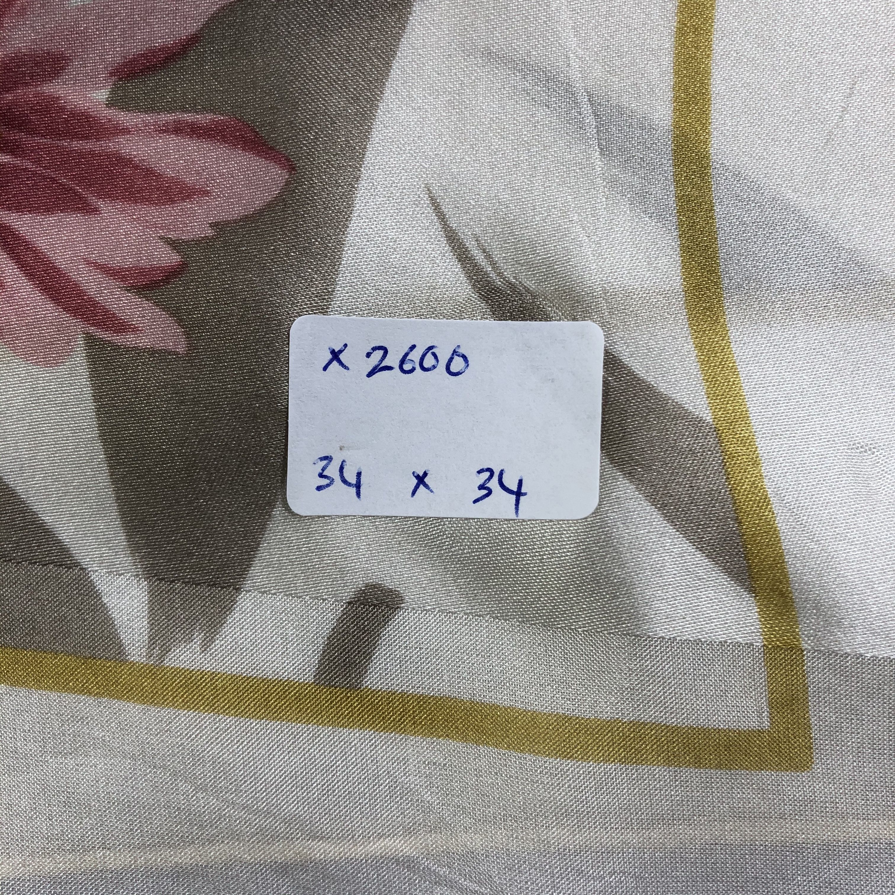 Vintage Vintage Silk Scarf Size ONE SIZE - 7 Thumbnail