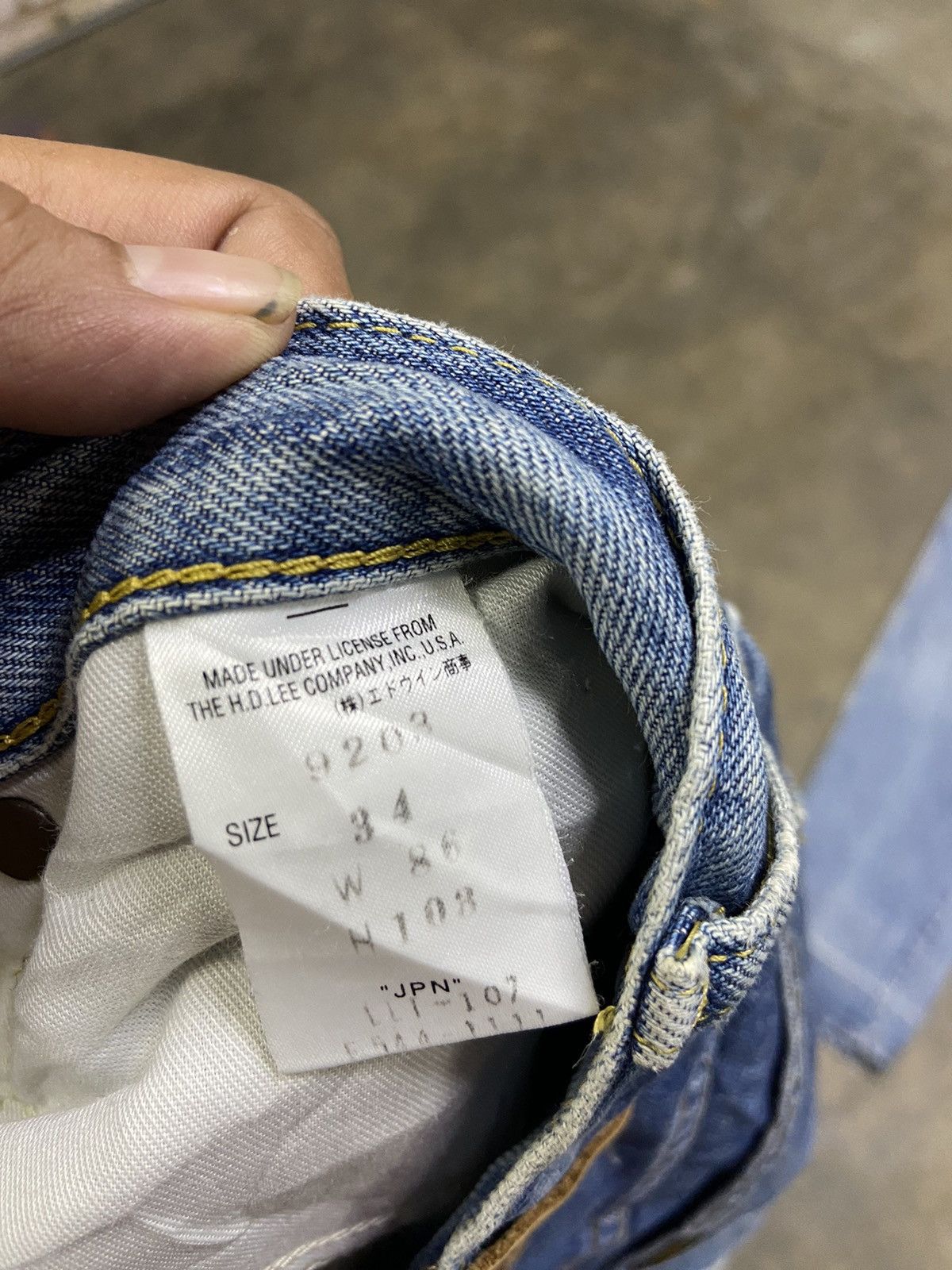 Lee 🔥 Vintage LEE jeans faded blue street fashion distressed Size US 32 / EU 48 - 9 Thumbnail