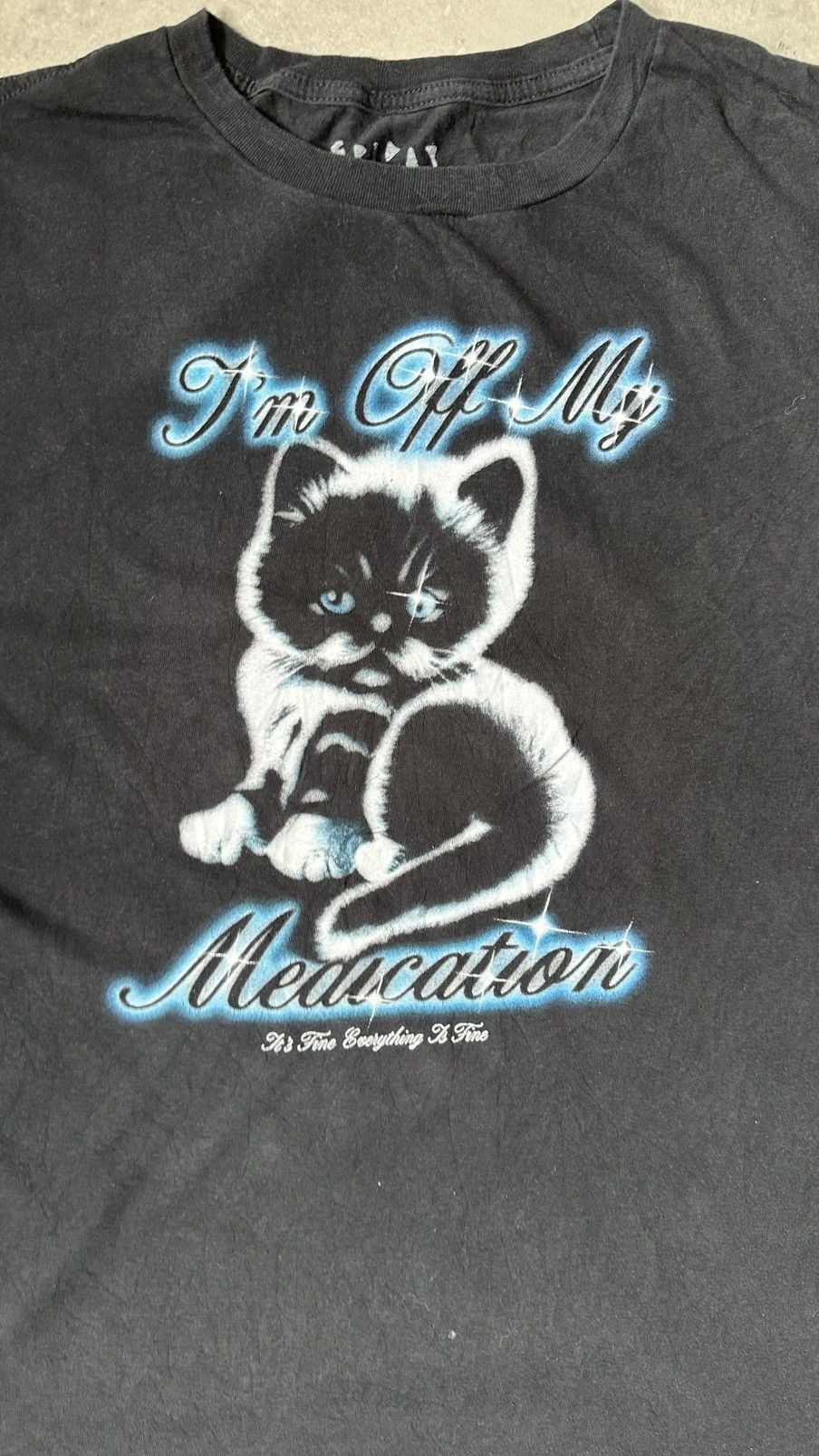 Other FRIDAY JR IM OUT OF MEDS CAT TEE Size US XXL / EU 58 / 5 - 2 Thumbnail