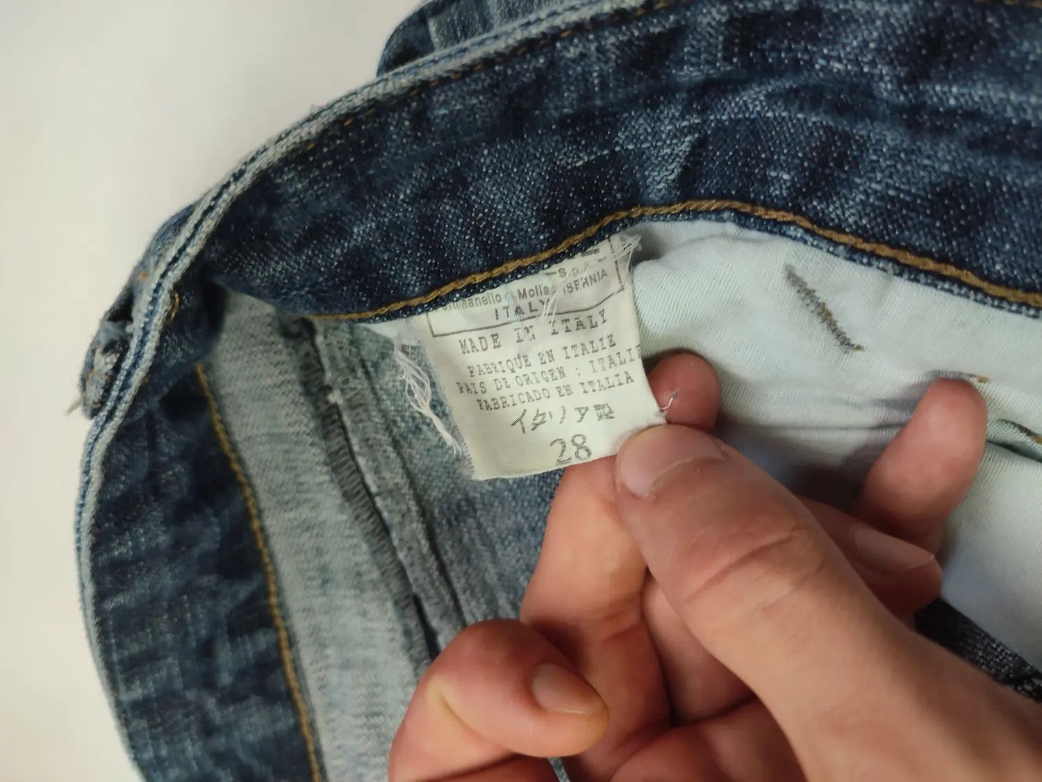 Dolce & Gabbana × Vintage Vintage Dolce Gabbana Distressed Washed Denim y2k jeans Size 28" / US 6 / IT 42 - 10 Thumbnail
